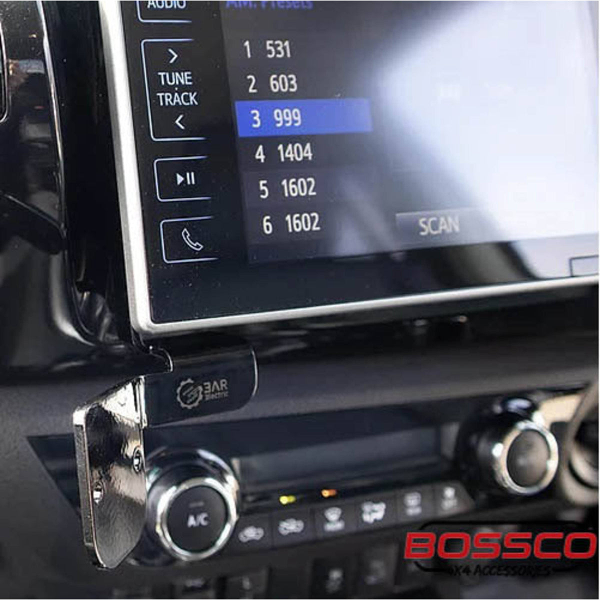 UHF Handpiece/Microphone Bracket for TOYOTA Hilux ( late 2015 -April 2020)