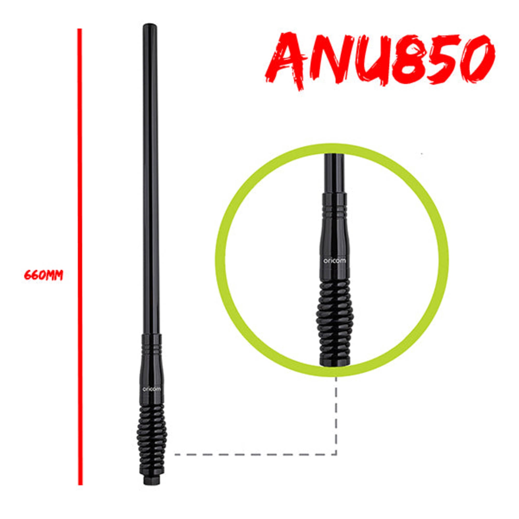 TOURER PACK: Oricom UHF182X Dual Antenna 5 Watt UHF CB Radio + ANU800 & ANU856 Antenna Pack