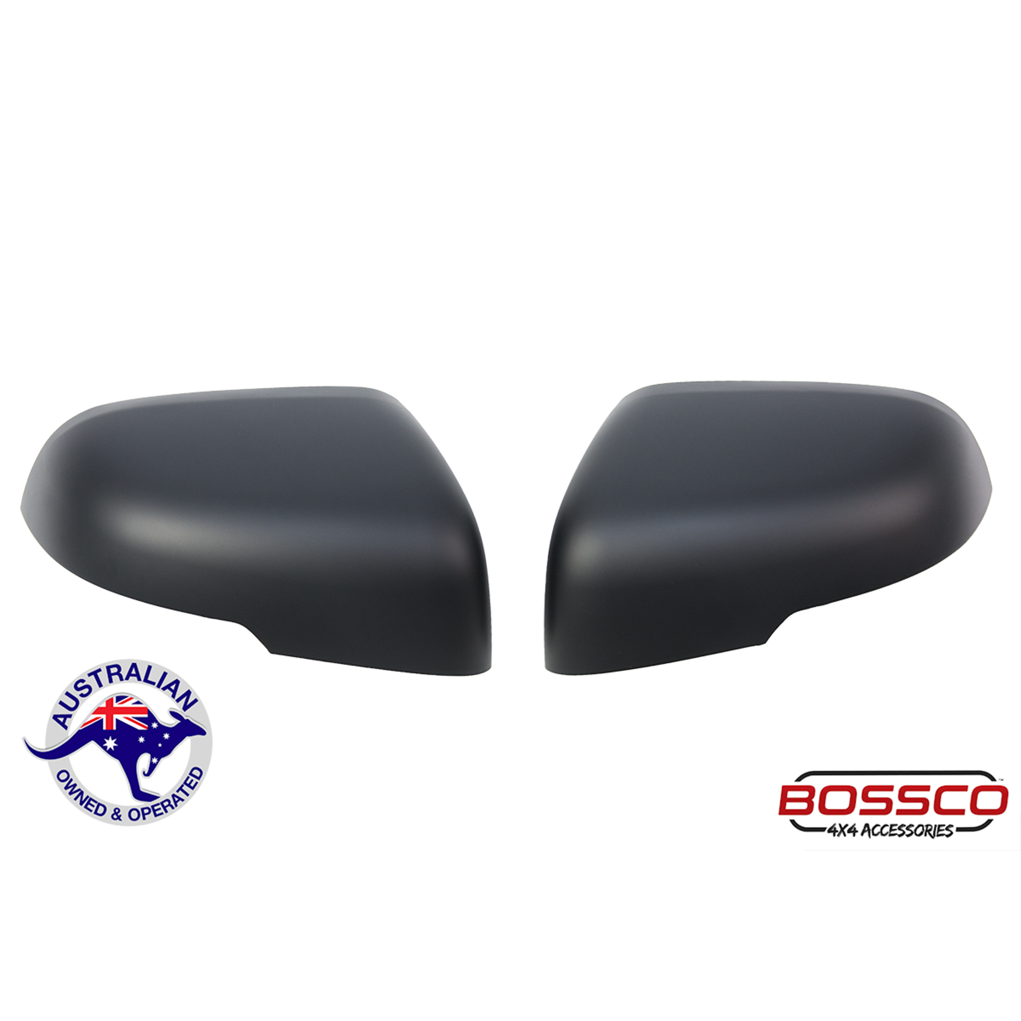 BLACKOUT Side Mirror Covers Protectors Suitable For GWM Cannon 2020-2025 - RUNOUT