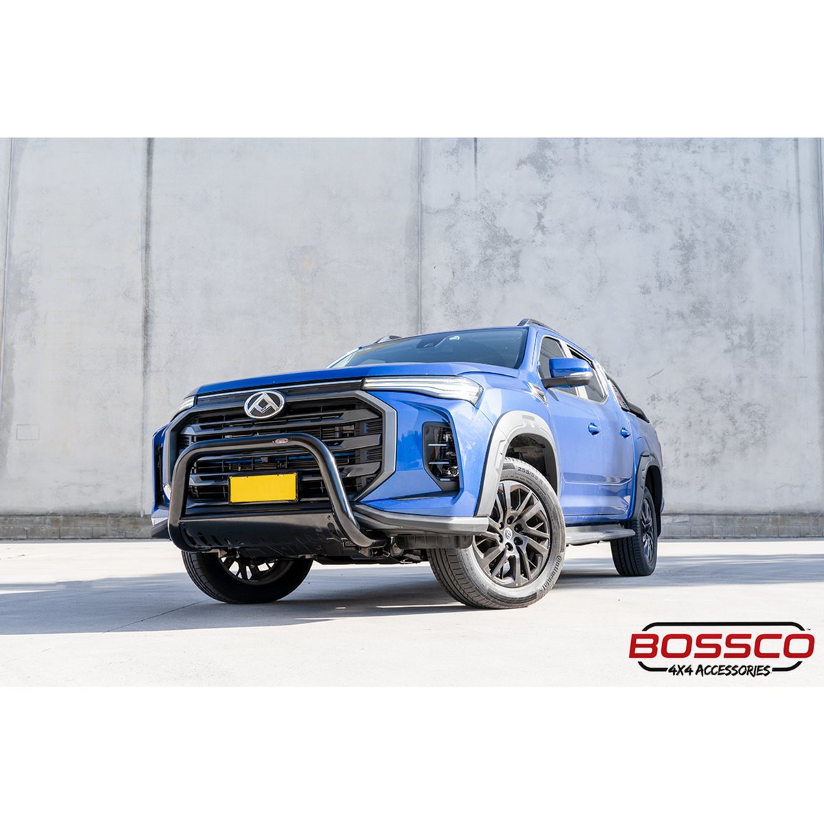 Black Nudge bar With Skid Plate Suitable for LDV T60 Max 2021-2026