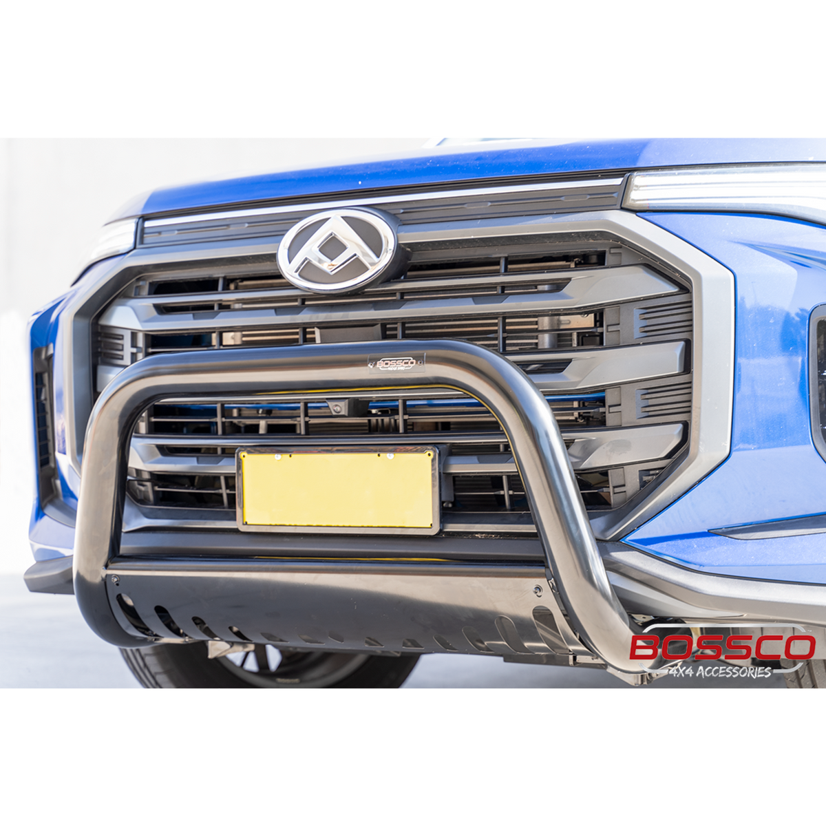 Black Nudge bar With Skid Plate Suitable for LDV T60 Max 2021-2026