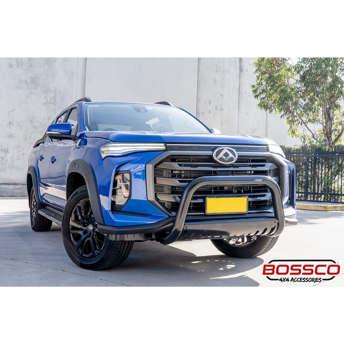 Black Nudge bar With Skid Plate Suitable for LDV T60 Max 2021-2026