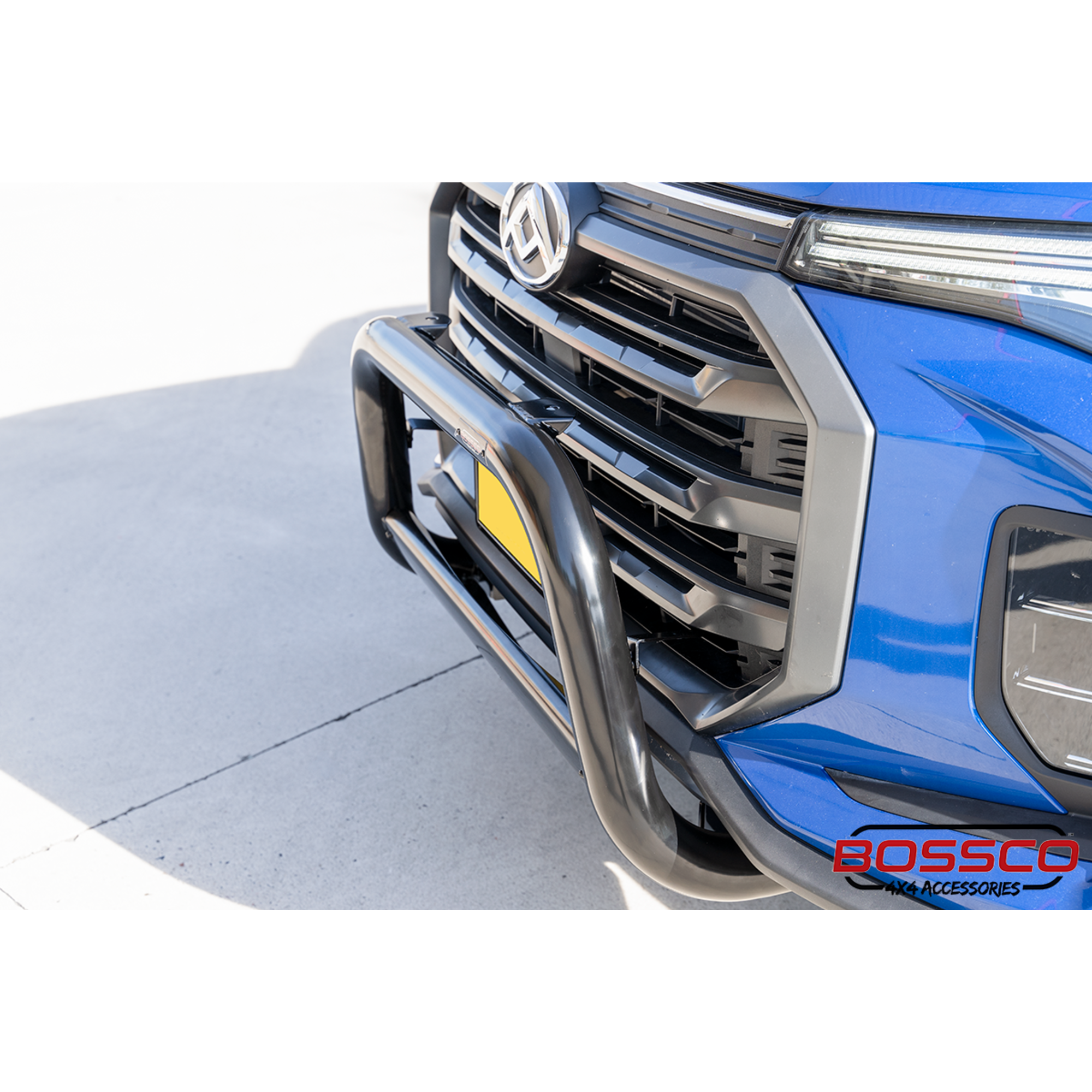 Black Nudge bar With Skid Plate Suitable for LDV T60 Max 2021-2025