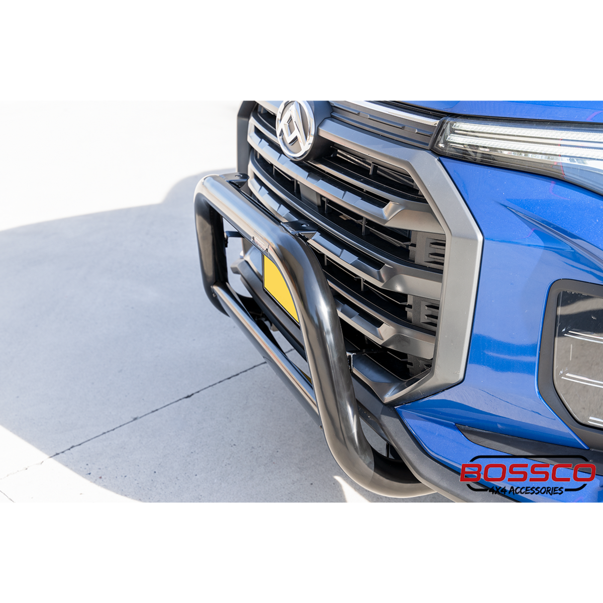 Black Nudge bar With Skid Plate Suitable for LDV T60 Max 2021-2026
