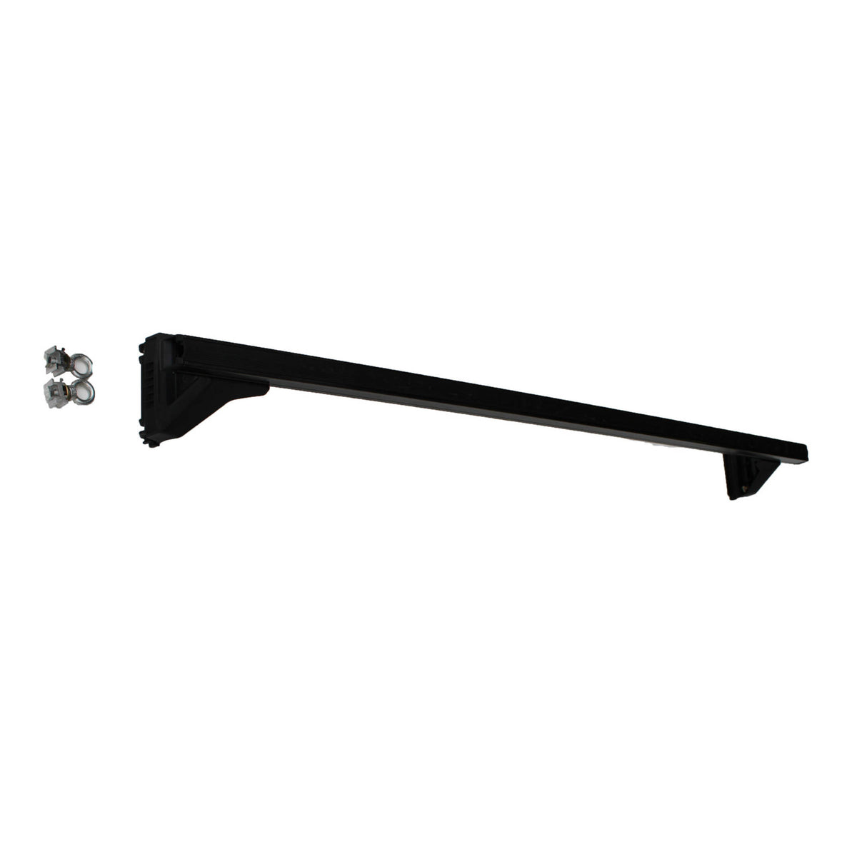 Black Heavy Duty Roof Racks For Gutter Rail Mount Vehicles