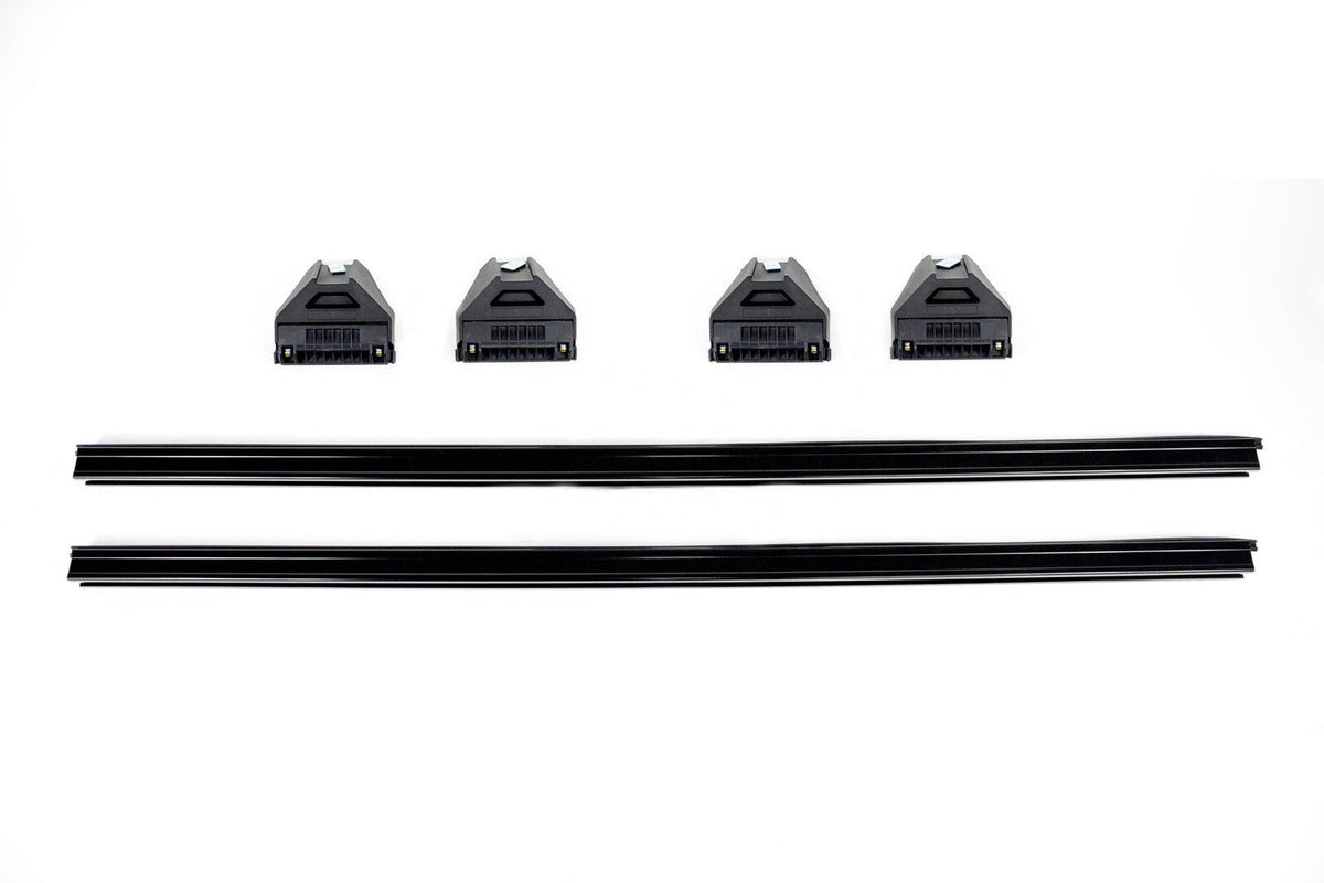 Black Square Heavy Duty Roof Racks Suitable For Suzuki Jimny 2018-2026 - 2 Bar