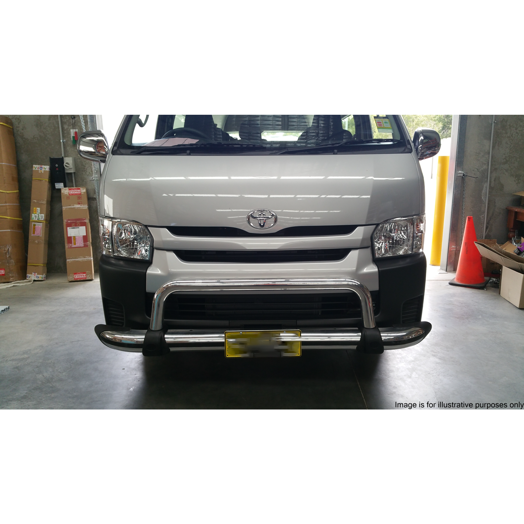 NUDGE BAR suitable for Toyota Hiace Commuter SLWB 2005-2019