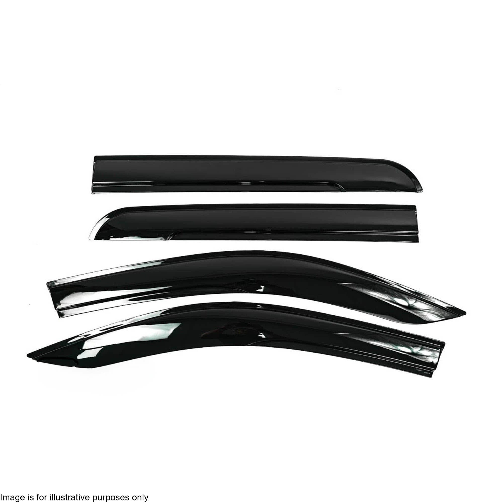 Premium Weather Shields suitable for Toyota Hilux SR5 Rogue Rugged X 2005-2024