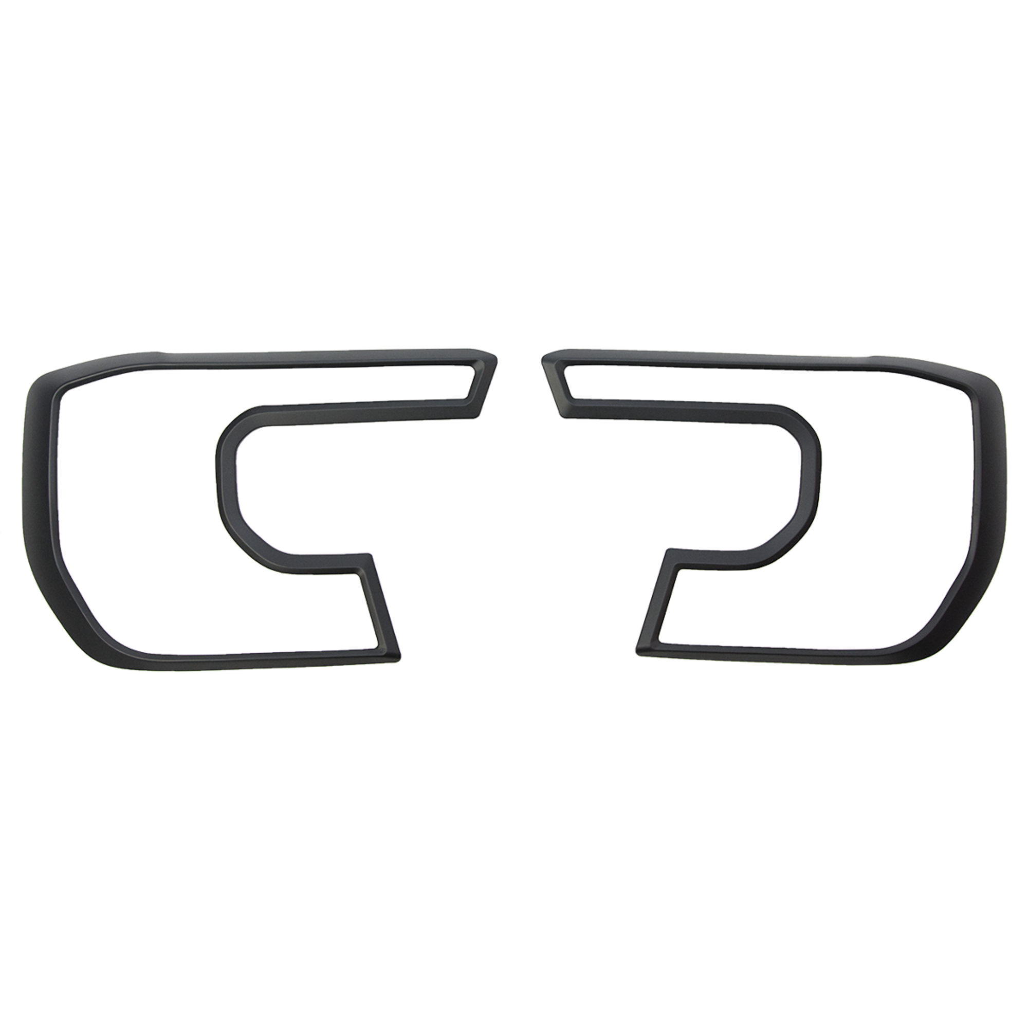 Front Black Headlight Head Light Trim Covers Suitable For NEXT GEN Ford Ranger XLT Sport Wildtrak Raptor 2022-2025