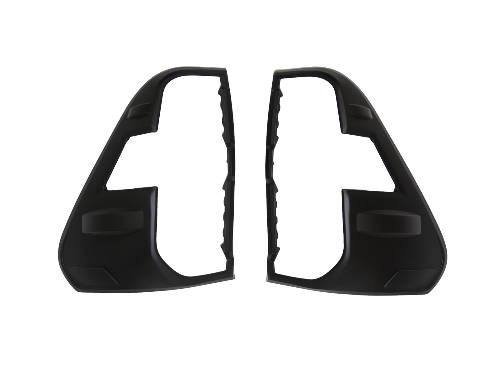 Matte Black Rear Tail Light Trim Covers Suitable For Toyota Hilux 2015-2020