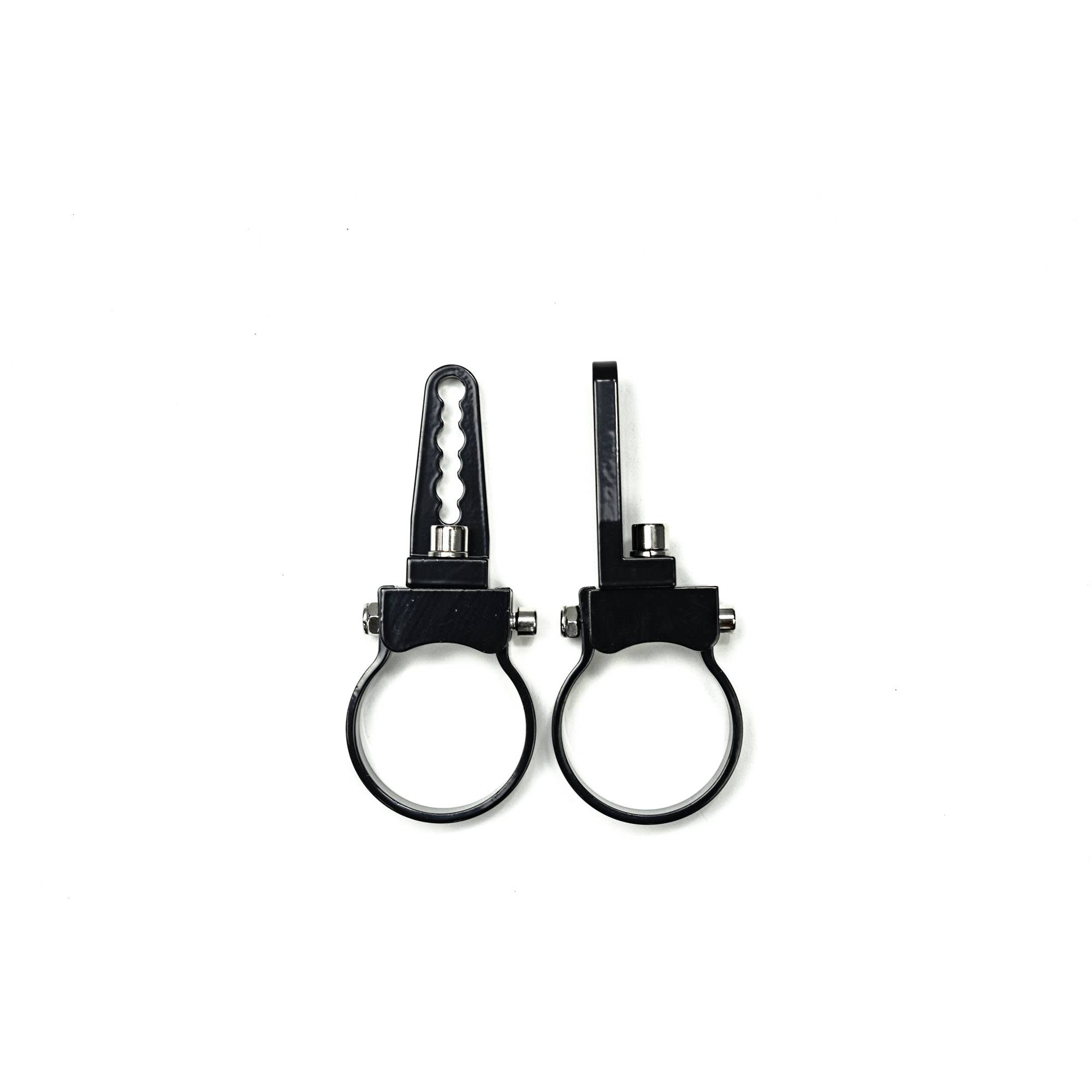 2" (48-53mm) Upright LED Light Clamp Bracket - BLACK
