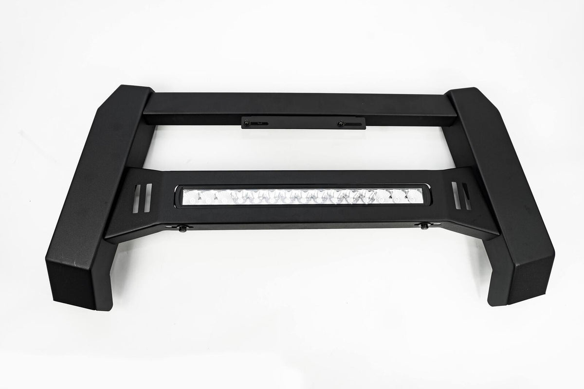 Matte Black Modular Nudge Bar with Integrated Light Bar Suitable For Ford Raptor 2017-2022