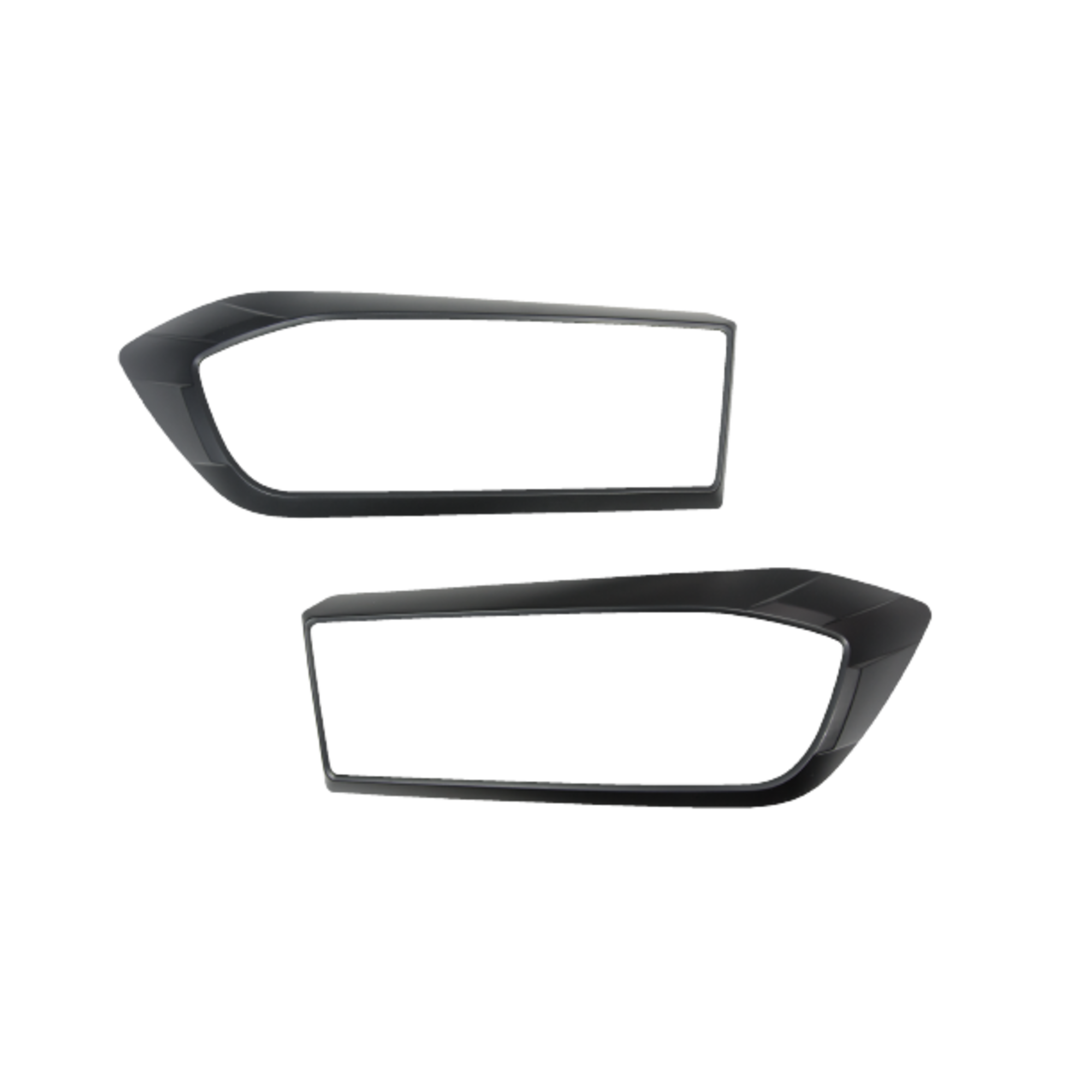 Front Black Headlight Head Light Trim Covers Suitable For LDV T60 2019-2021