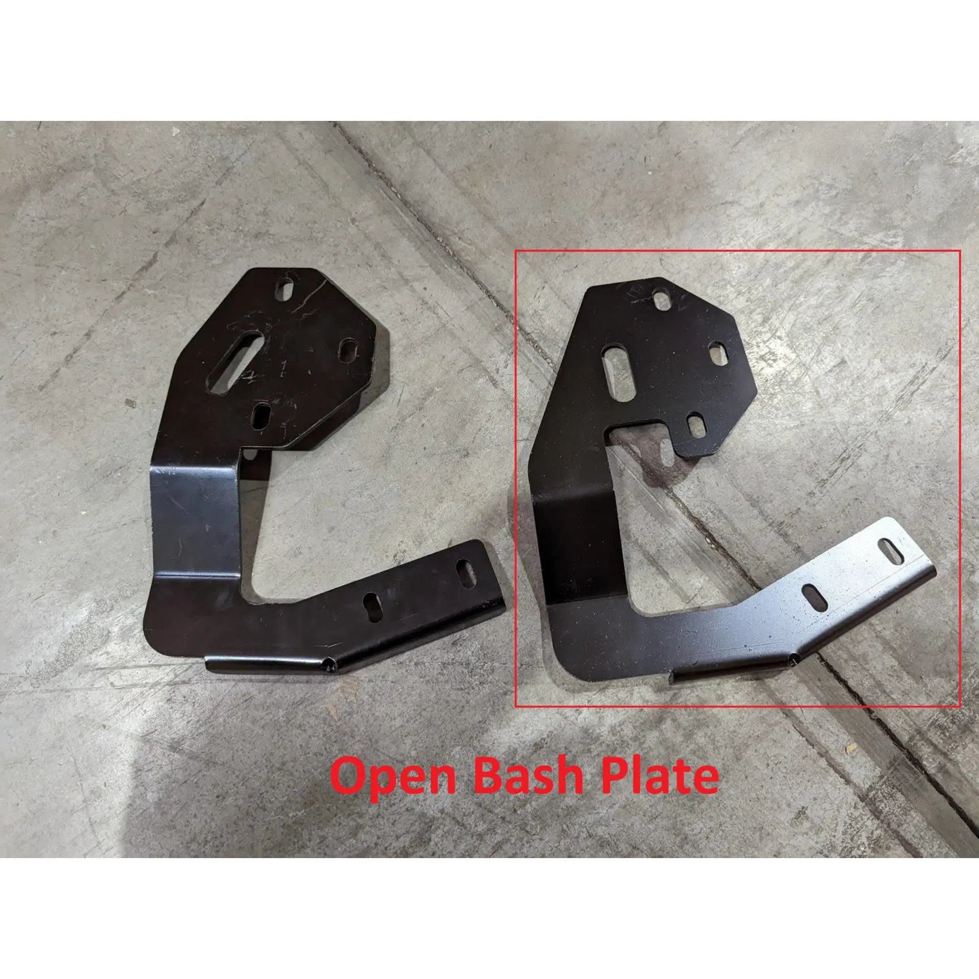 Bulldog Nudge Bar Bracket for Volkswagen Amarok 2010-2019 | Open Bash Plate Fitment