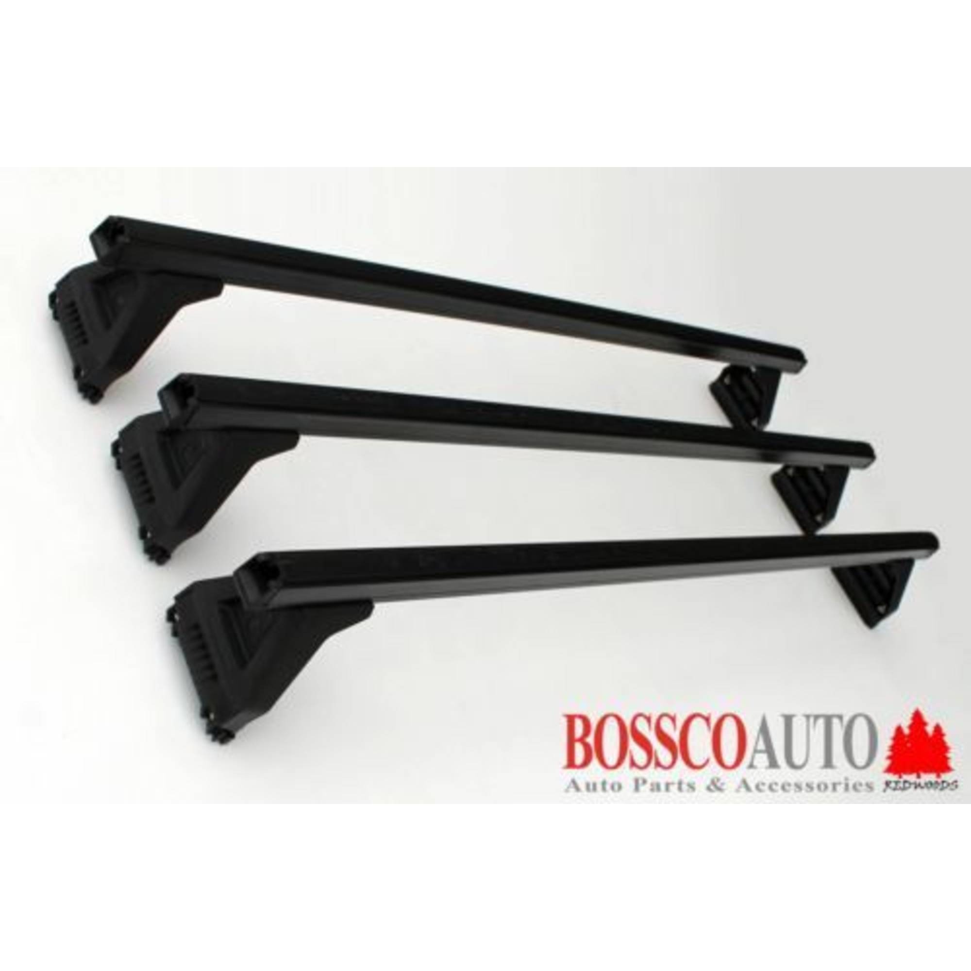 Heavy Duty Black ROOF RACKS suitable for Toyota Landcruiser Workmate VDJ76R (2007-15)