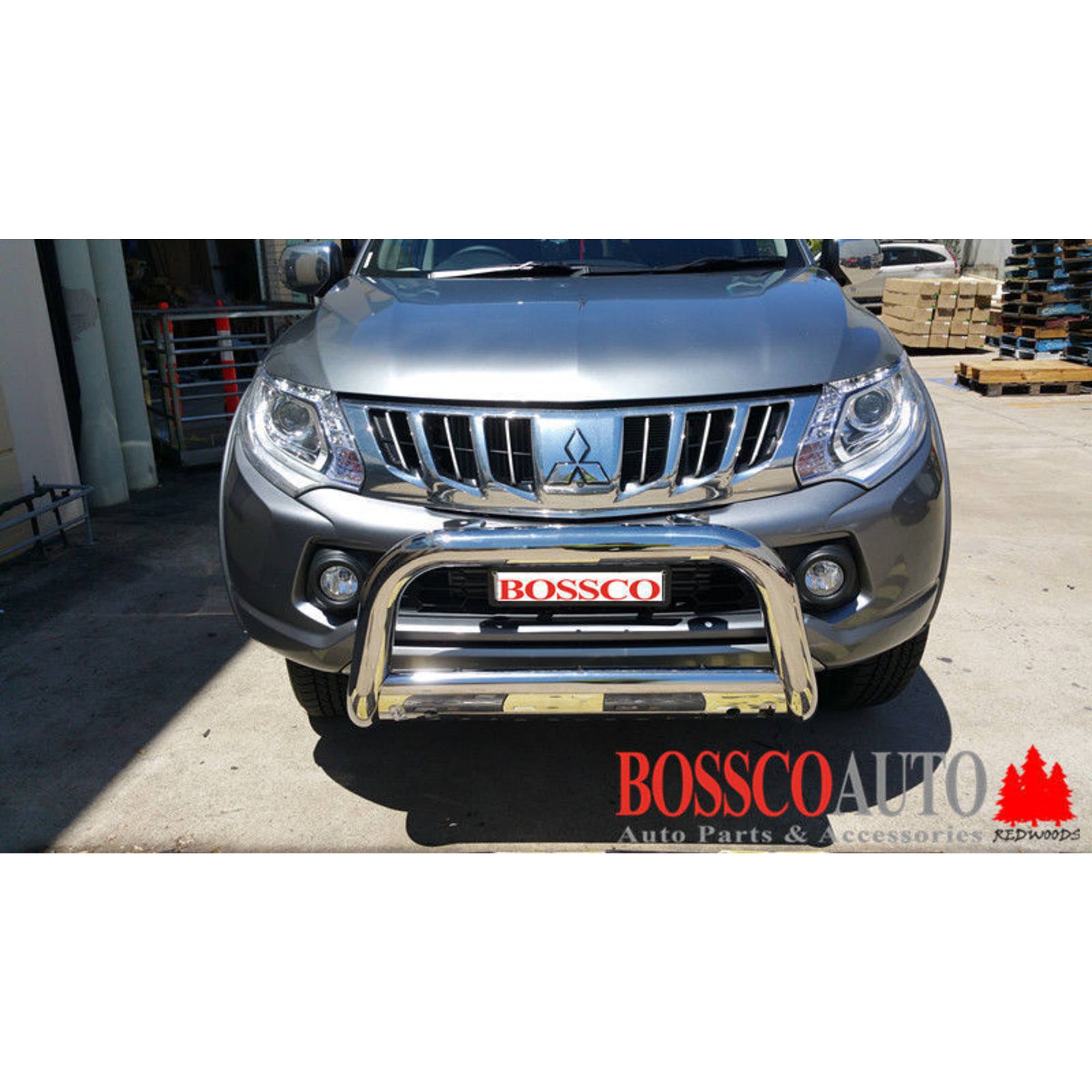 Nudge Bar With Skid Plate suitable for Mitsubishi Triton 2015-2019
