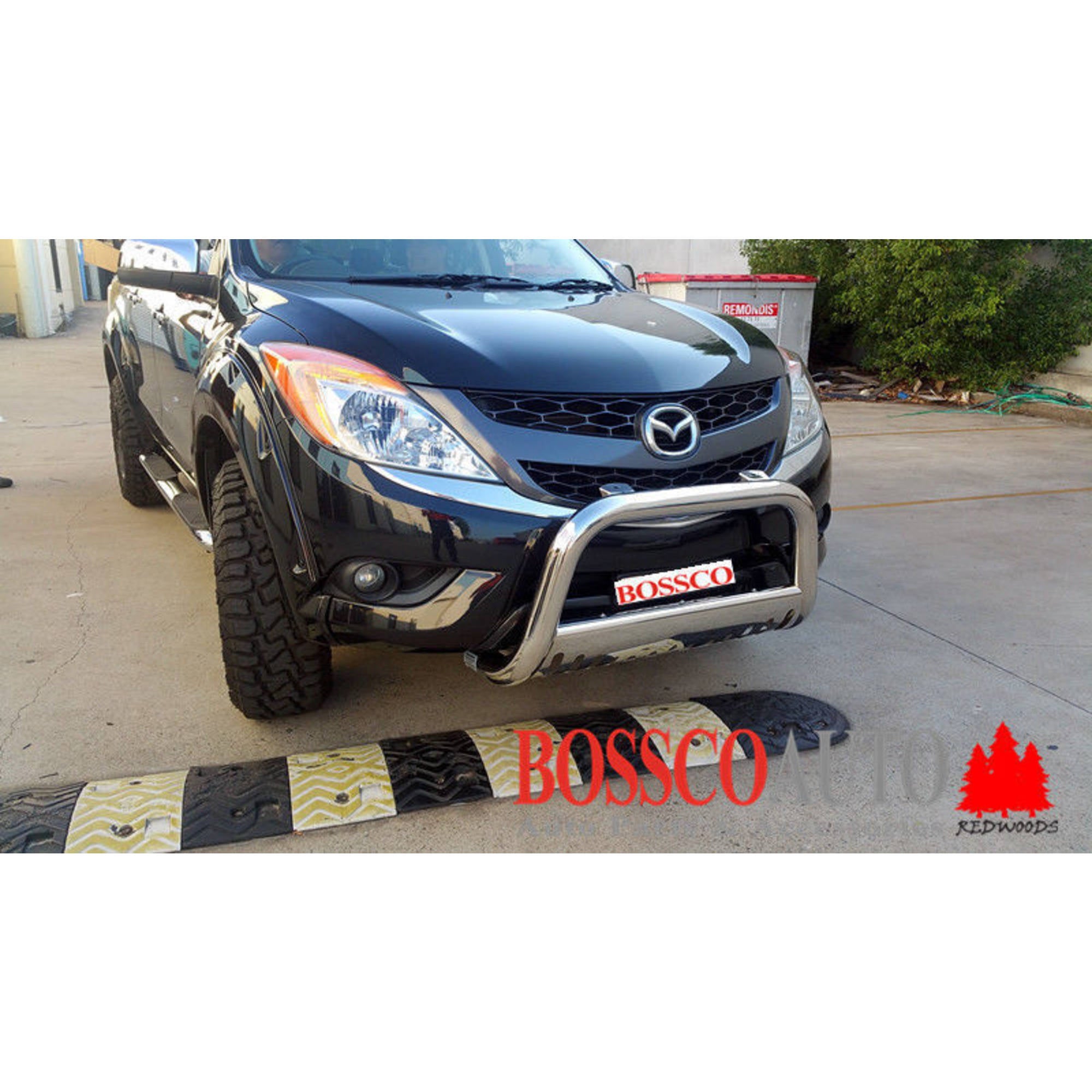 Stainless Steel Low Nudge Bar with Skid Plate suitable for Ford Ford Ranger | Everest 2012-2022