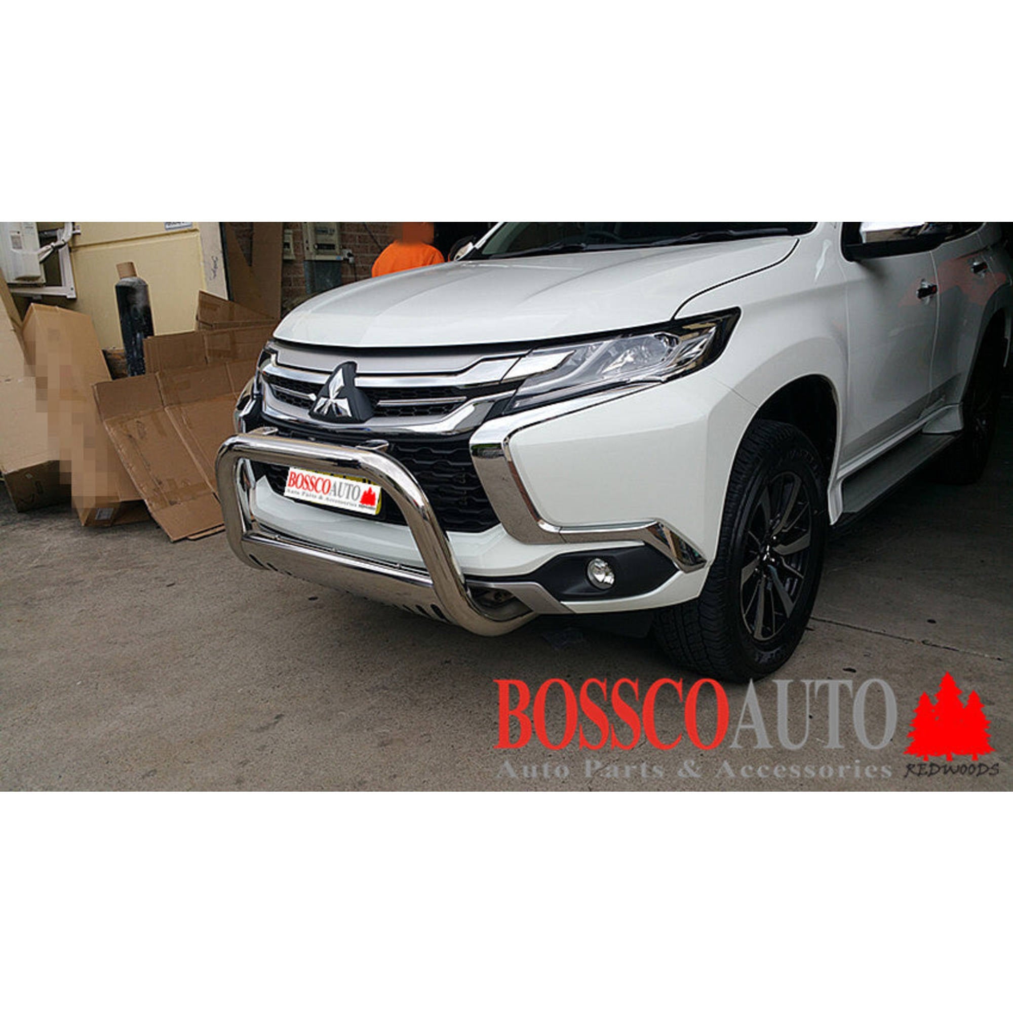 Low 3" Inch Nudge Bar suitable for Mitsubishi Pajero Sport QE Series 2016-2019