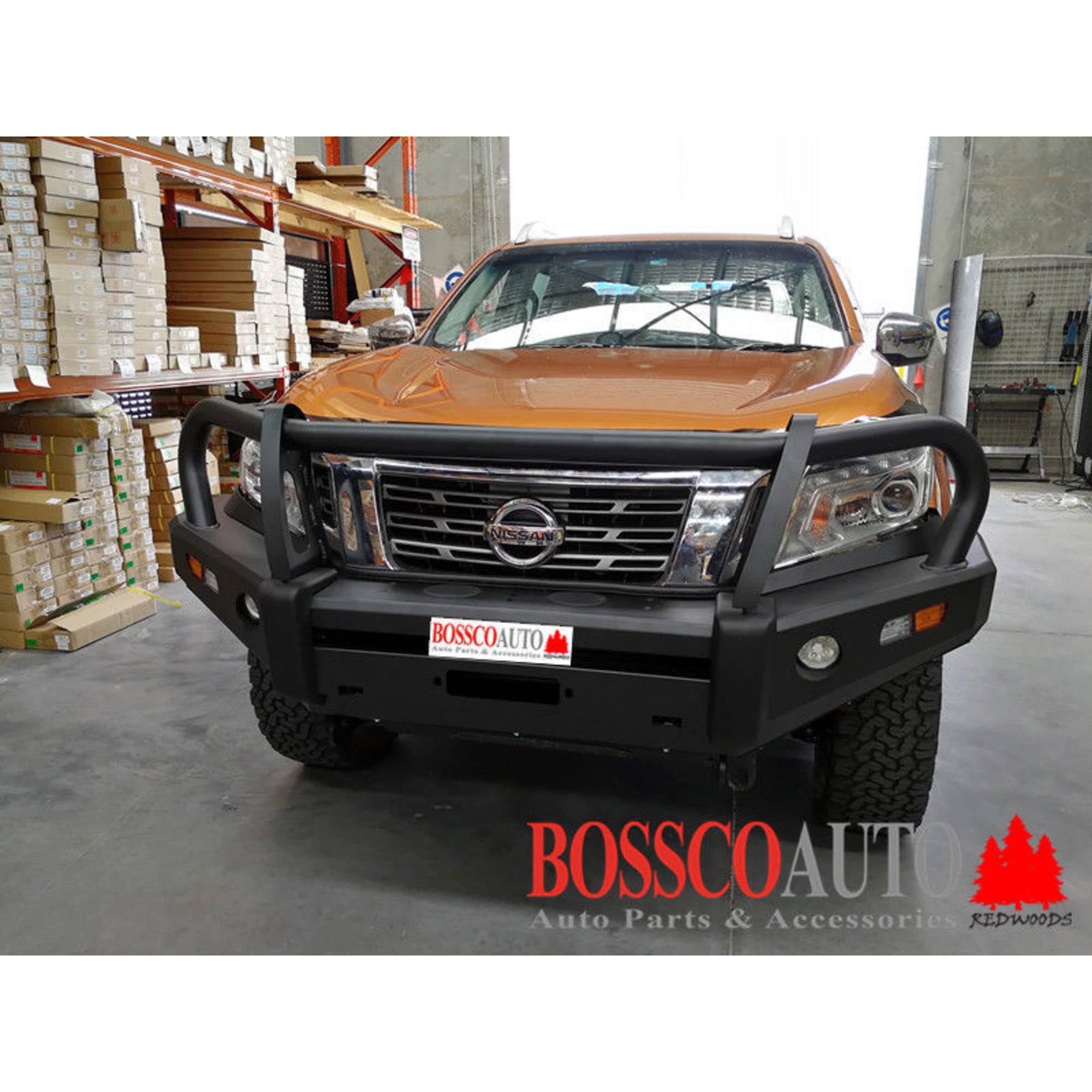 EFS Stockman Full Bumper Replacement Bar Bullbar suitable for Nissan Navara NP300/D23 2015-2020