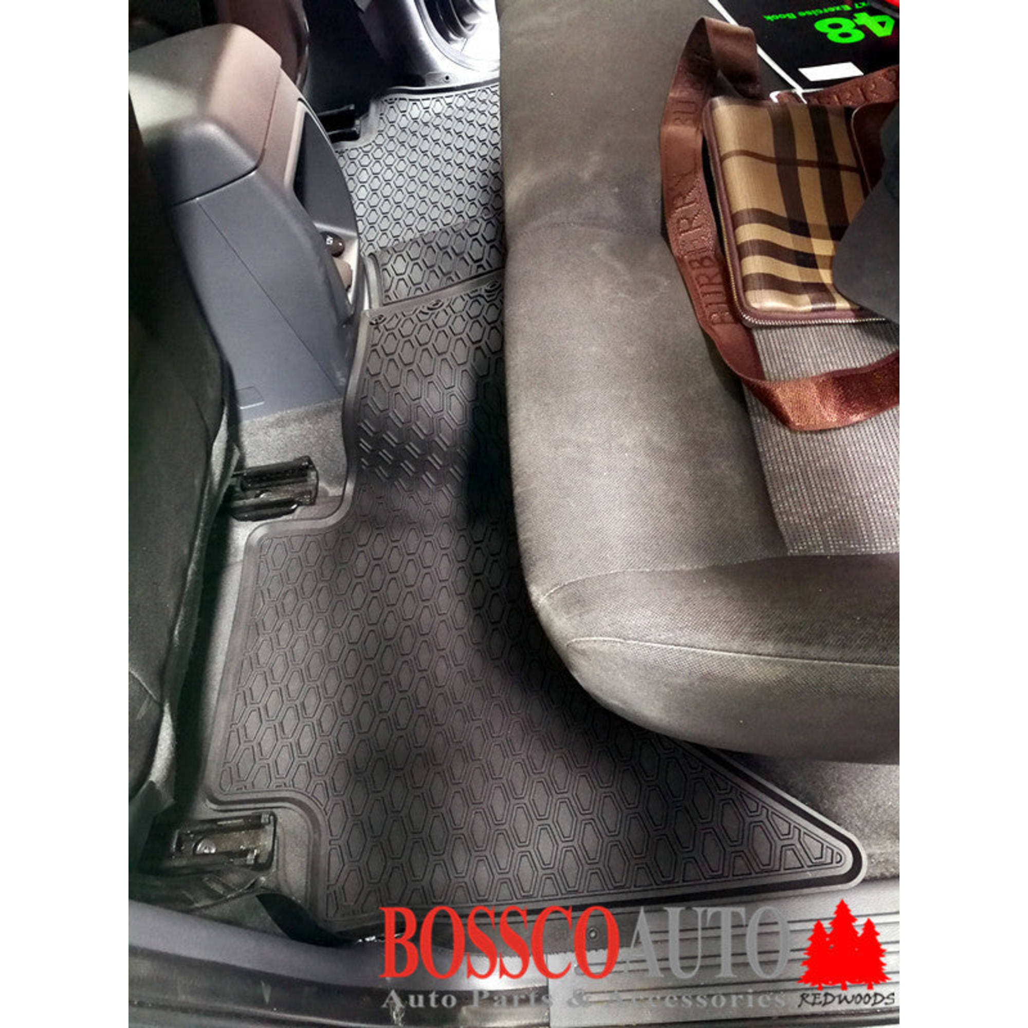 All Weather Rubber Floor Mats suitable for Ford Ranger Double Cab 2012-2020 - RUNOUT