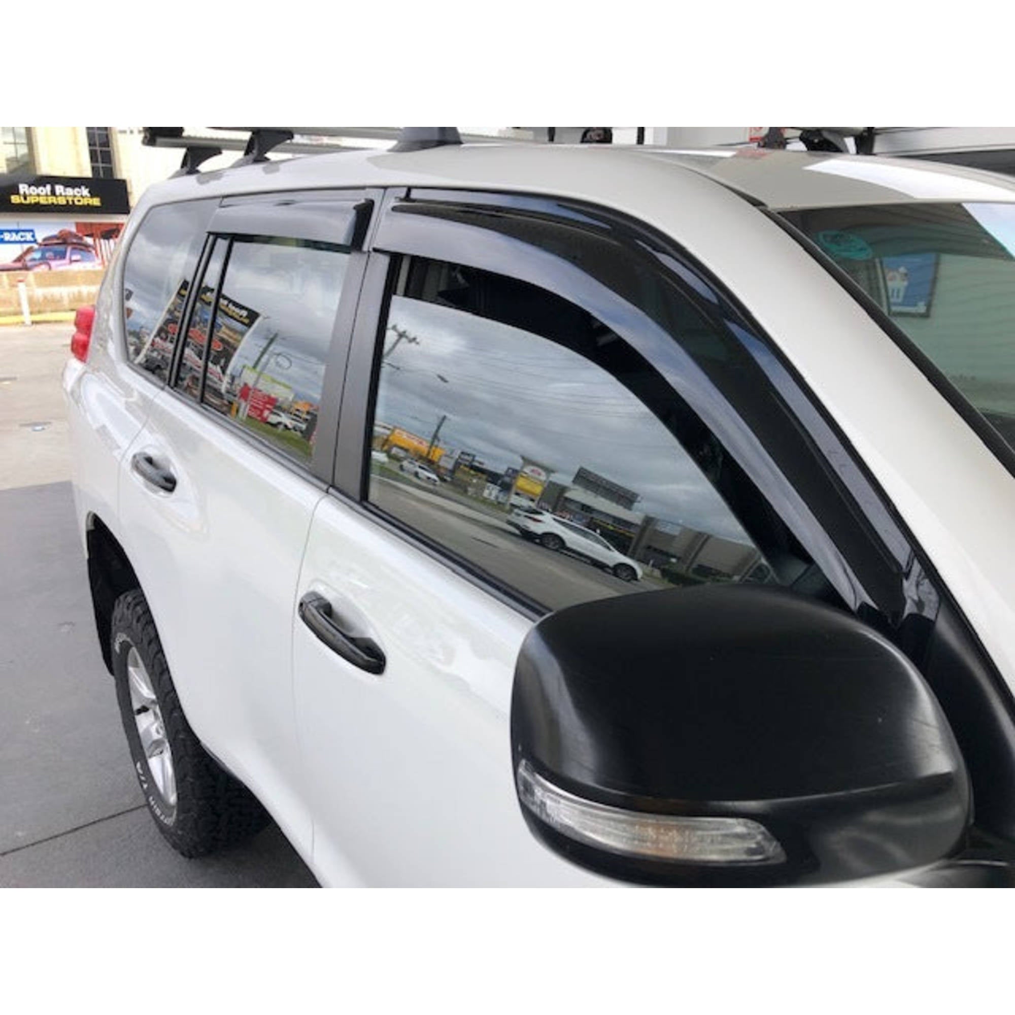 Weather Shields Weathershields Door Visors suitable for TOYOTA PRADO FJ150 2010-2023