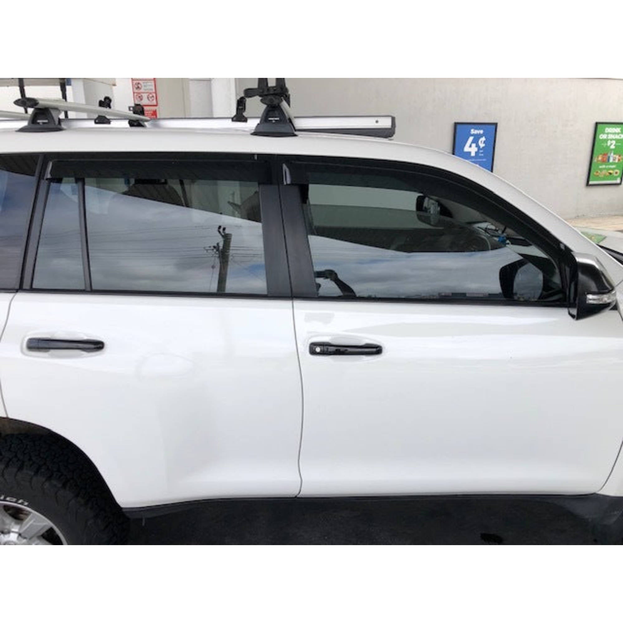 Weather Shields Weathershields Door Visors suitable for TOYOTA PRADO FJ150 2010-2023