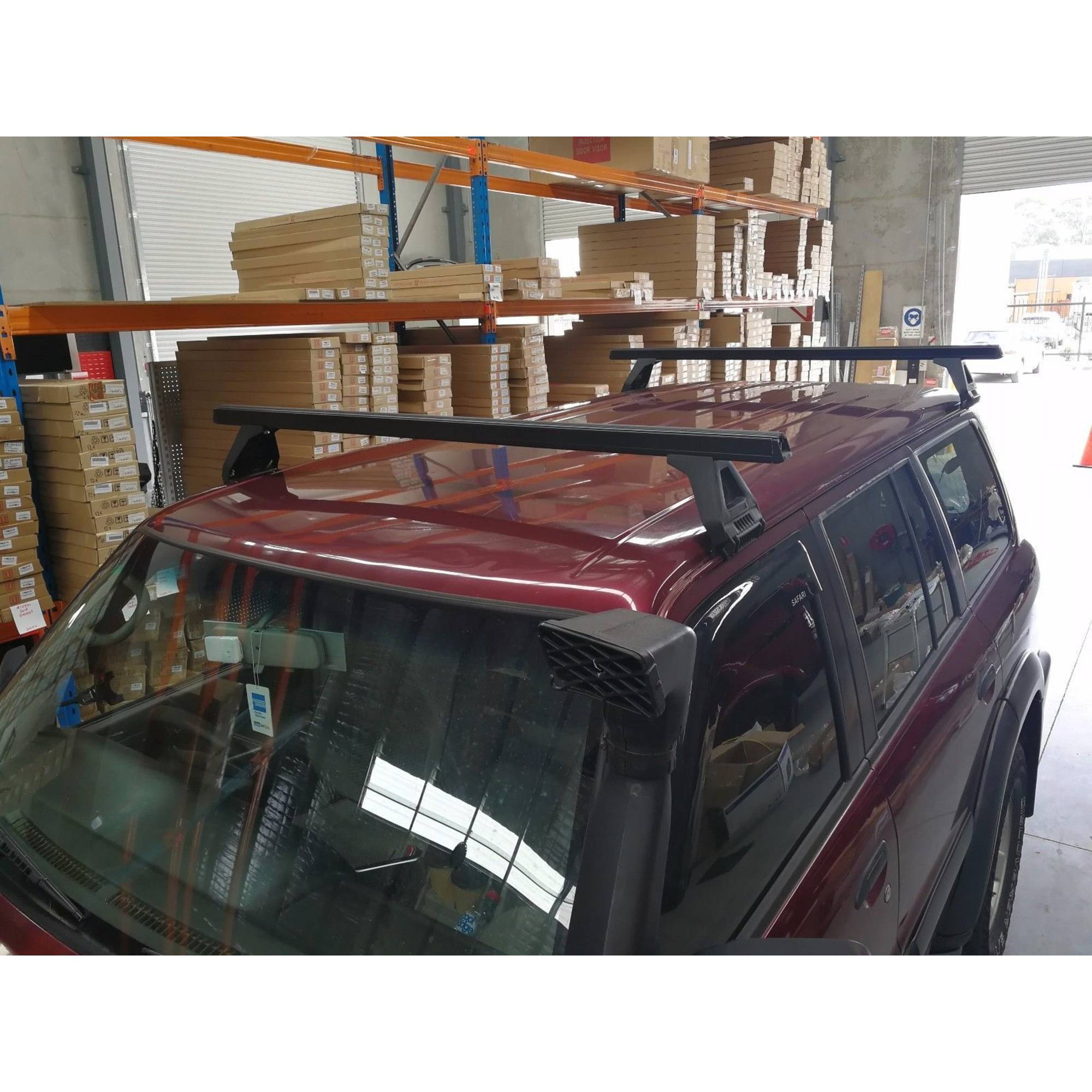 Black ROOF RACKS Suitable for NISSAN PATROL GQ / GU / Y61 1987-2016