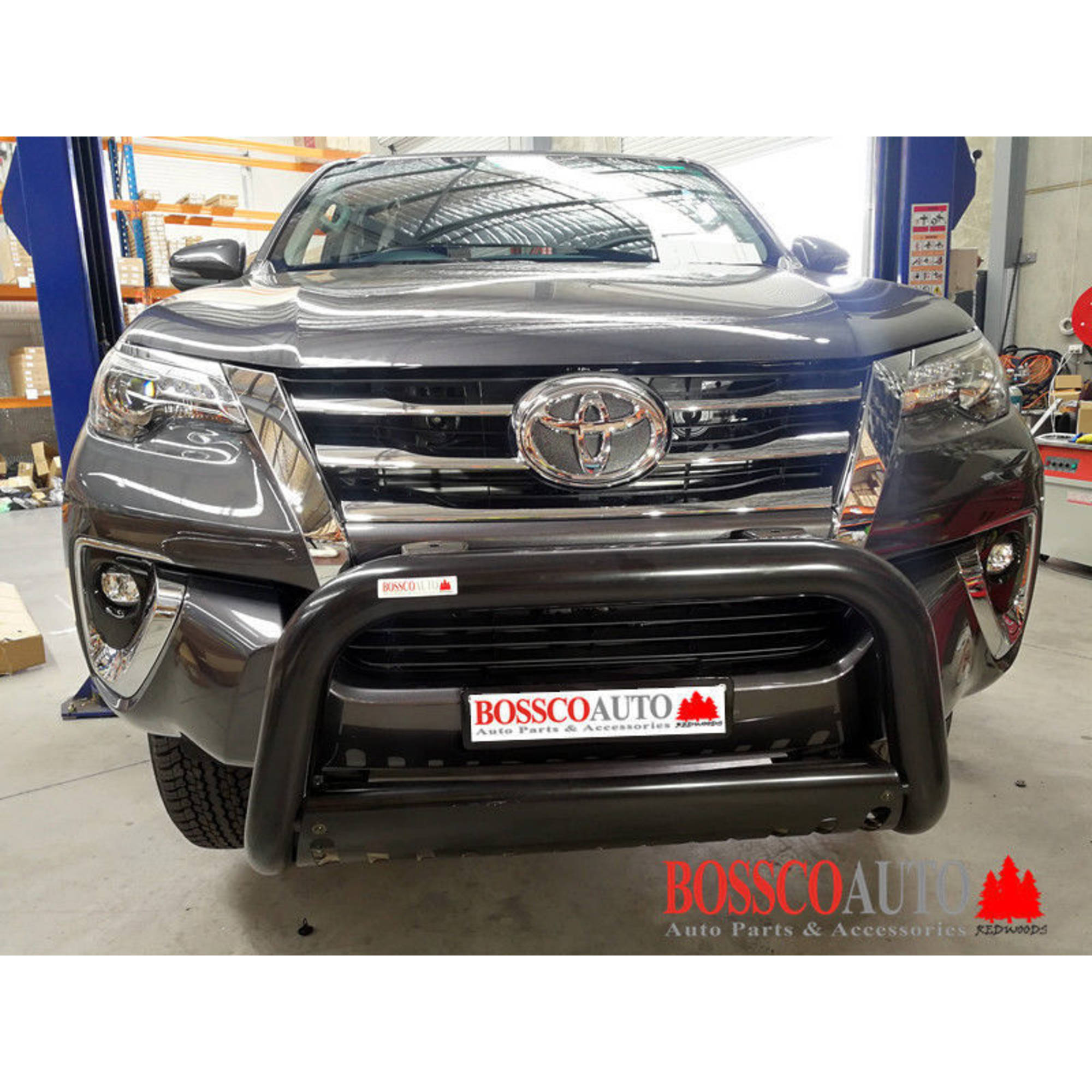 Nudge Bar with Skid Plate Suitable for Toyota Fortuner 2015-2024