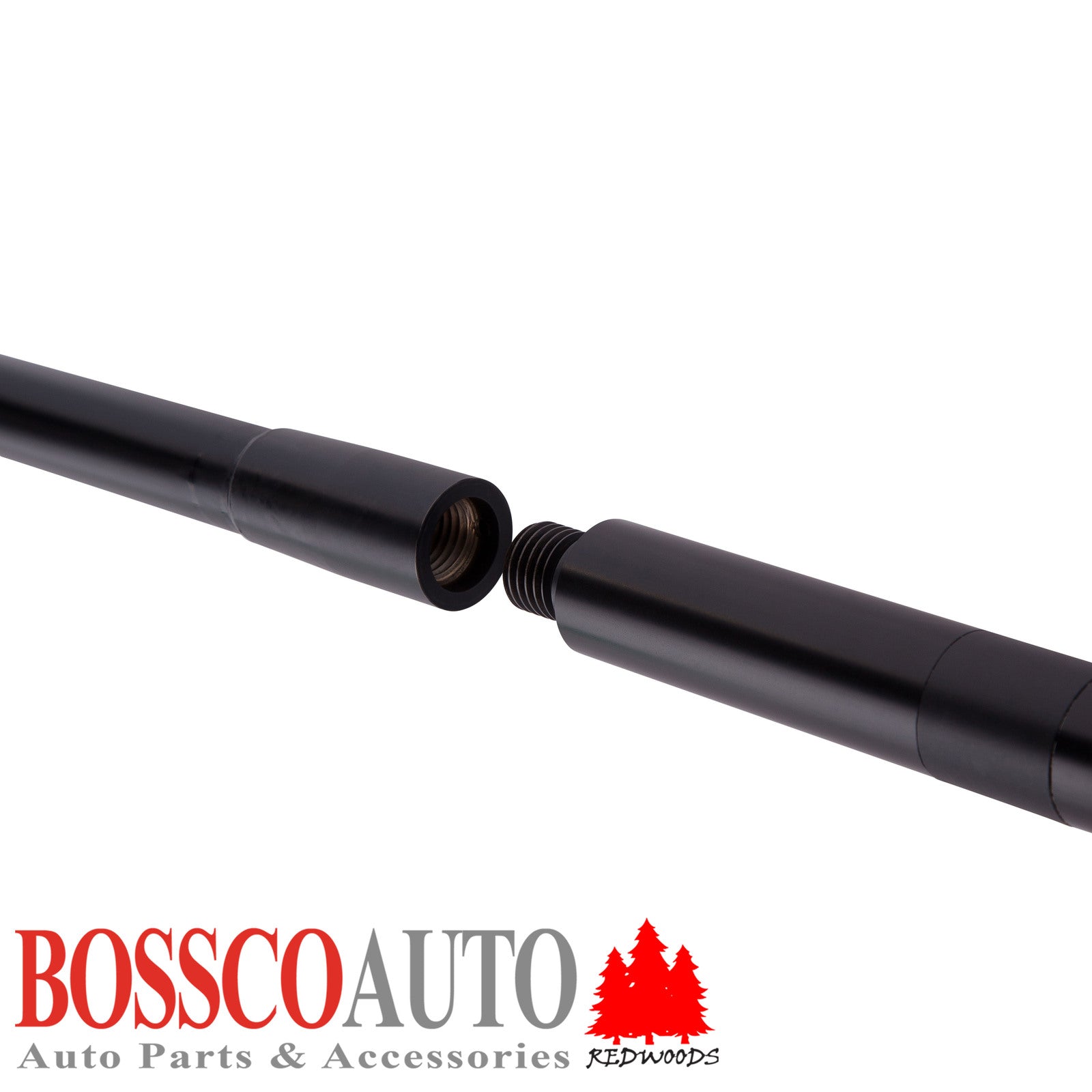 Oricom ANU1200 UHF CB Antenna Kit Black Twin 1.4m Total | Short & Long Fibreglass Whips