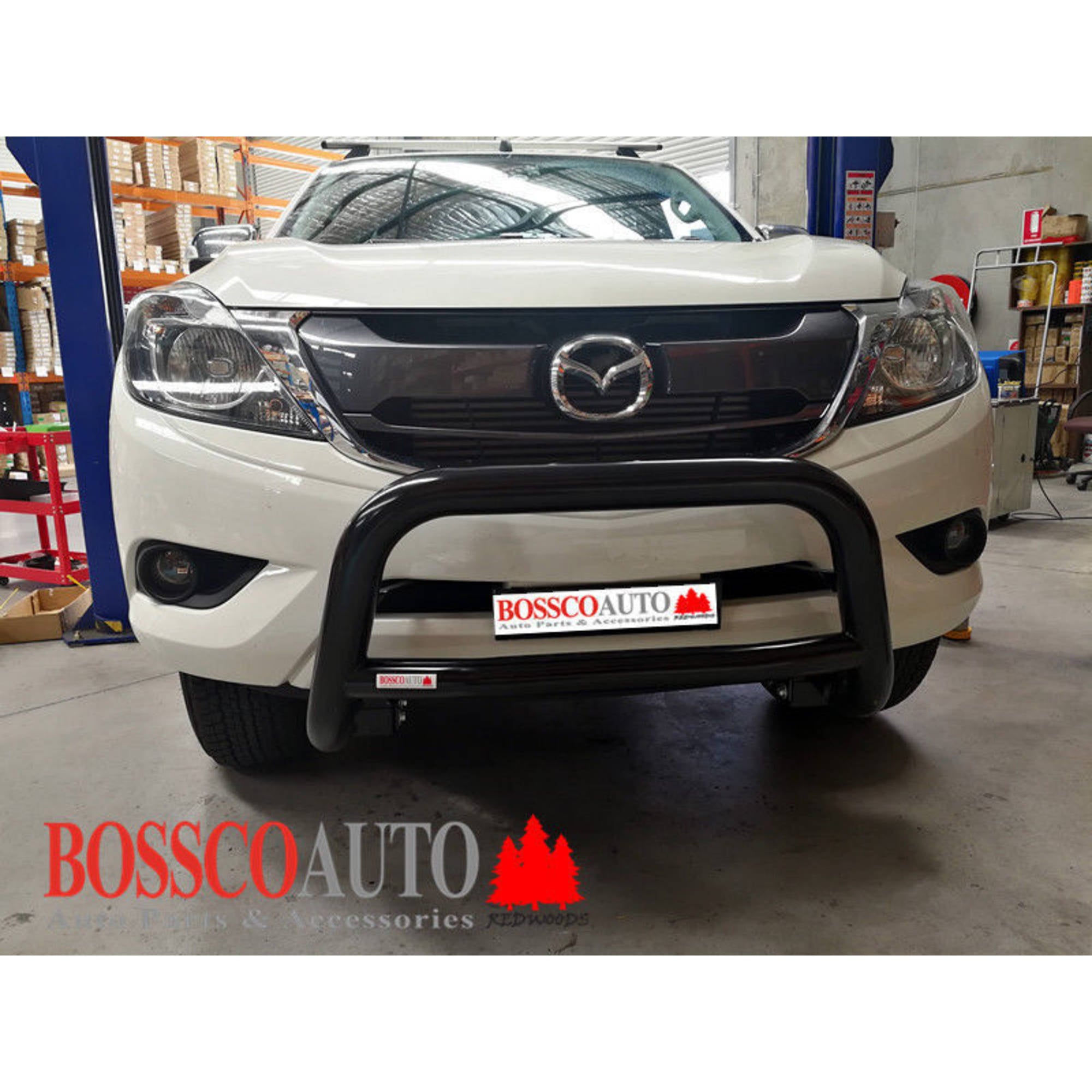 BLACK LOW Nudge Bar suitable for Mazda BT-50 2012-2020