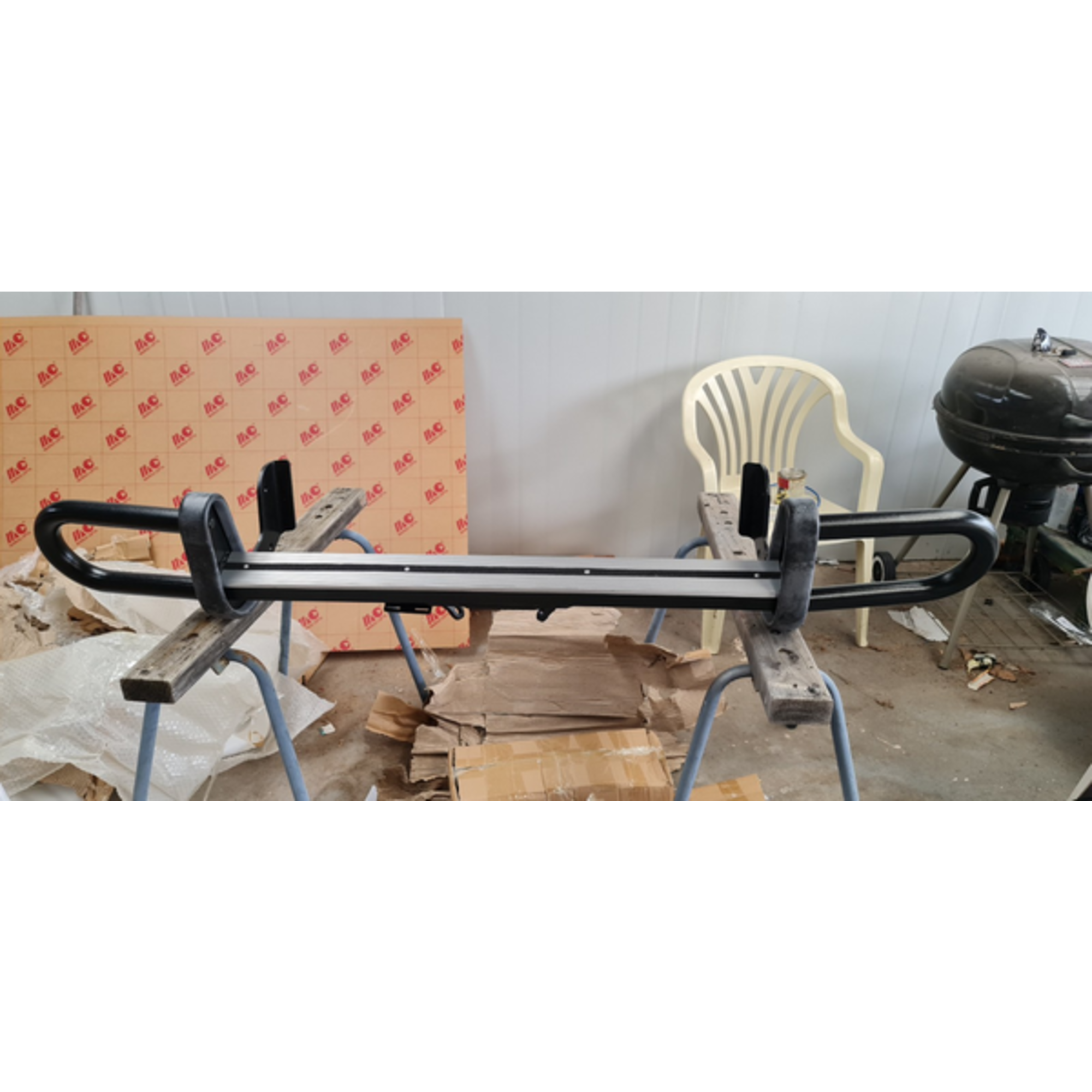 Nudge Bar and Rear Step Towbar Suitable for Toyota Hiace (LWB) 2005-2019