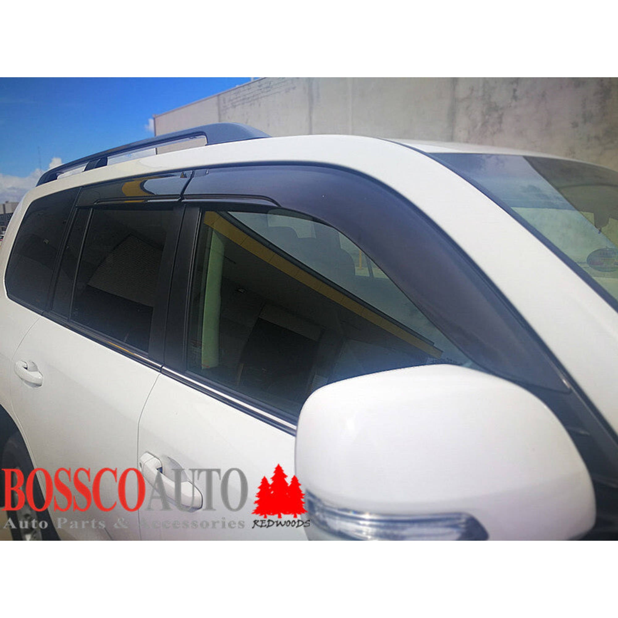 Tinted Weathershields Suitable for TOYOTA LANDCRUISER 200s 2008-2021