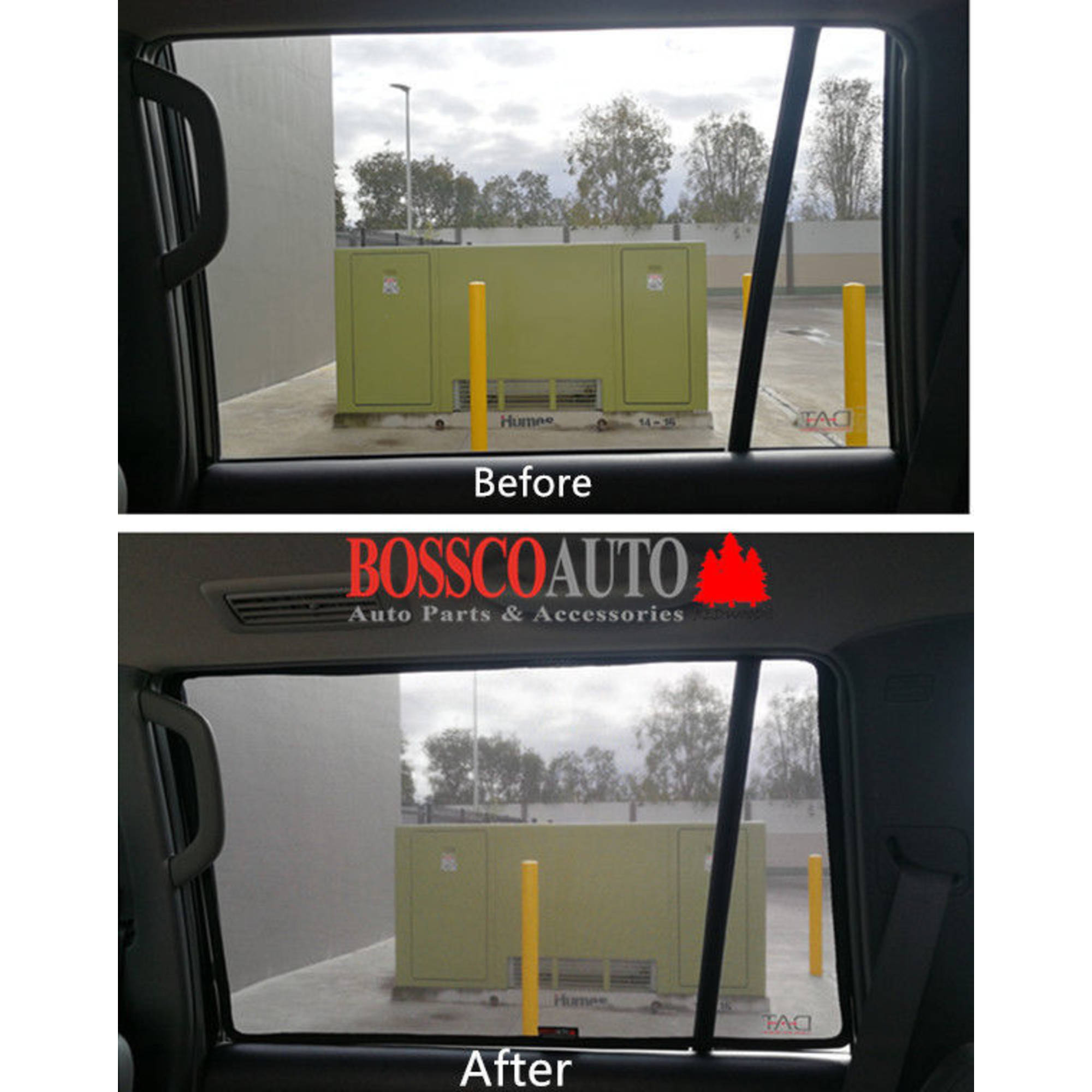 Magnetic Sun Shades suitable for TOYOTA PRADO 120 Series 2003-2009