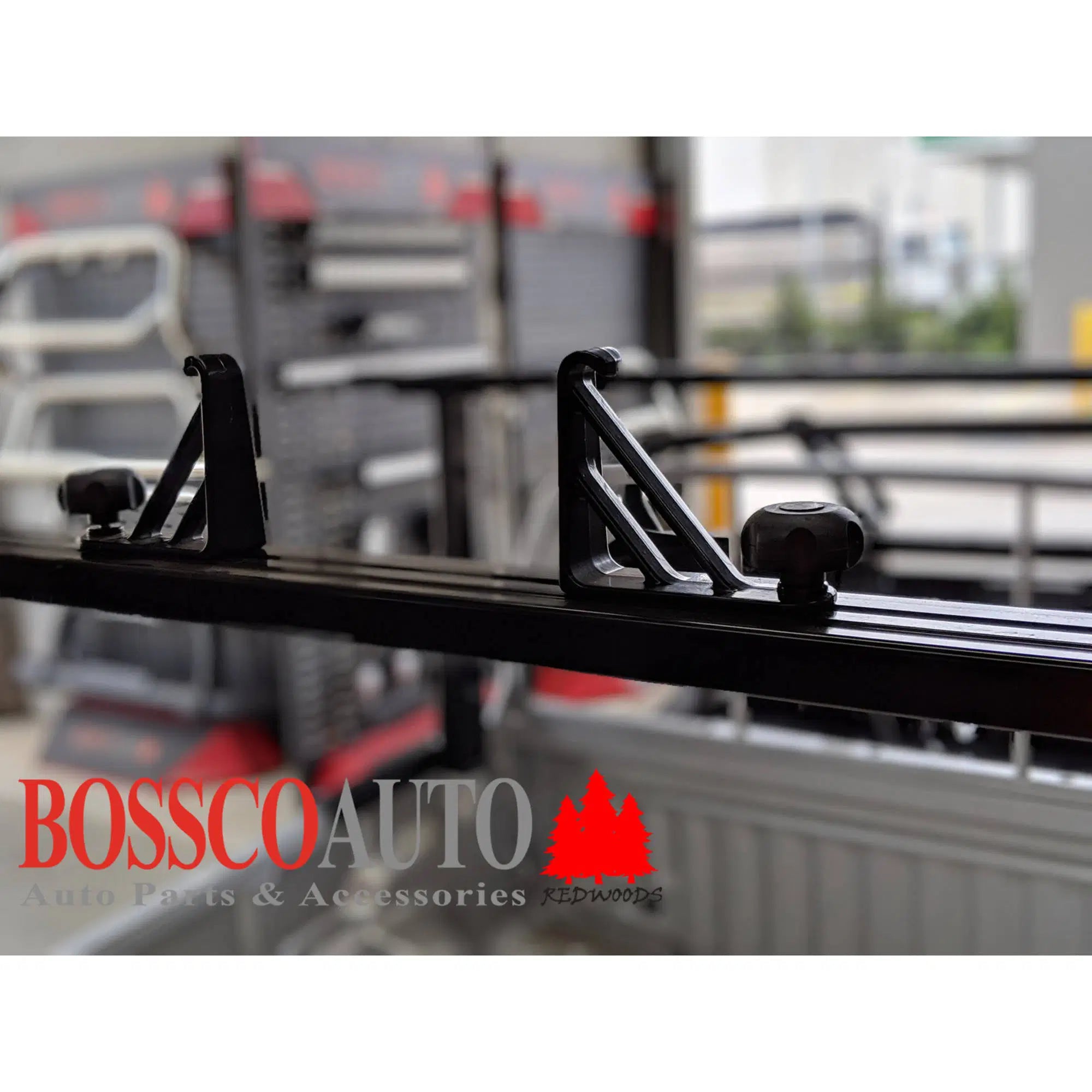 Aluminium Black Adjustable Ute Tub Ladder Rack – Multi Height Heavy Duty System