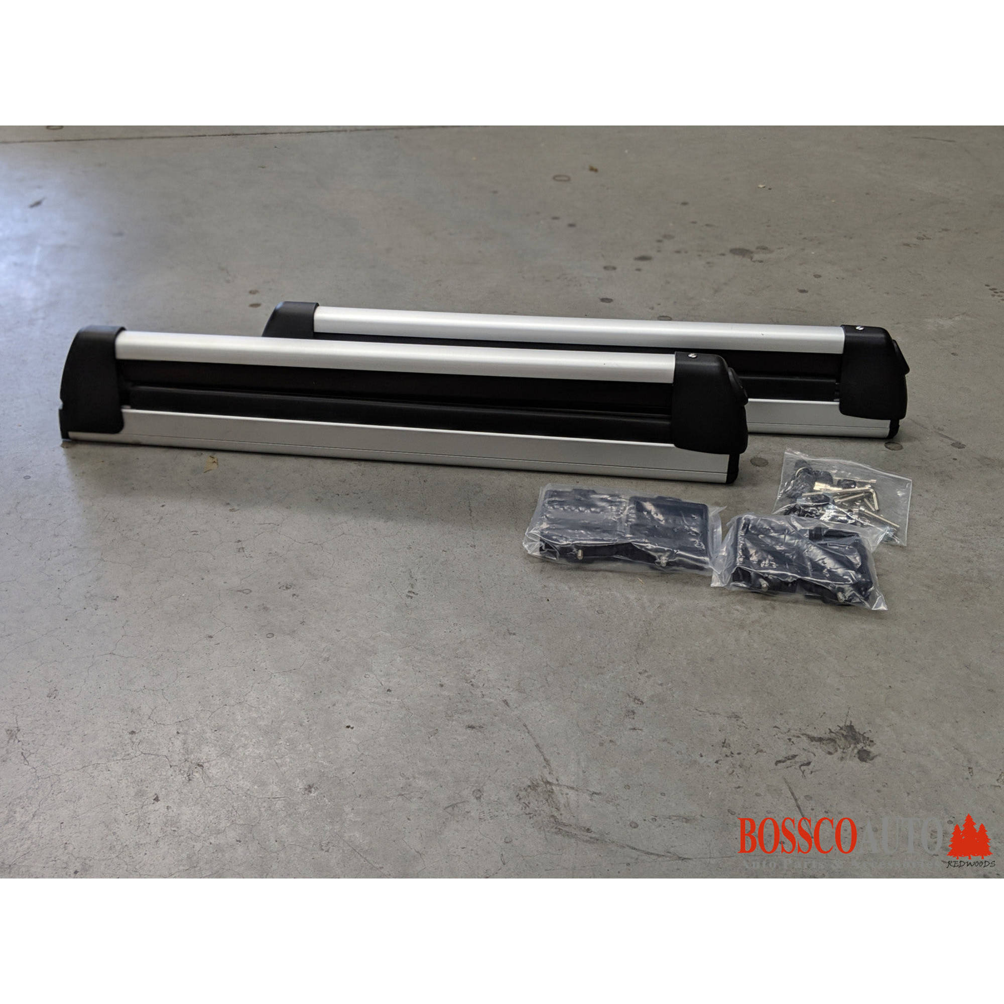 2X Aluminium Sliding Car Roof Racks Top Luggage Ski Surf Snow Board Fishing Rod Carriers 780mm