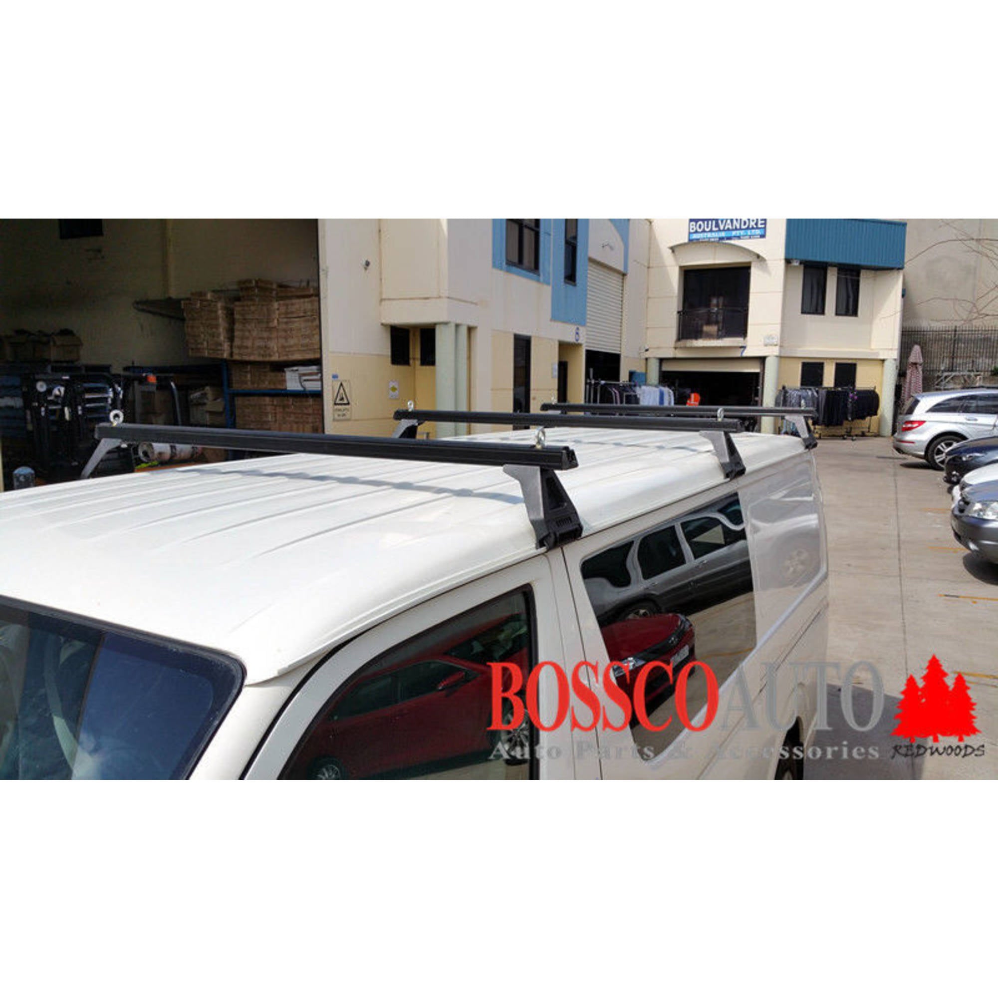BLACK ROOF RACKS for Mitsubishi Express ASX (Low Roof)