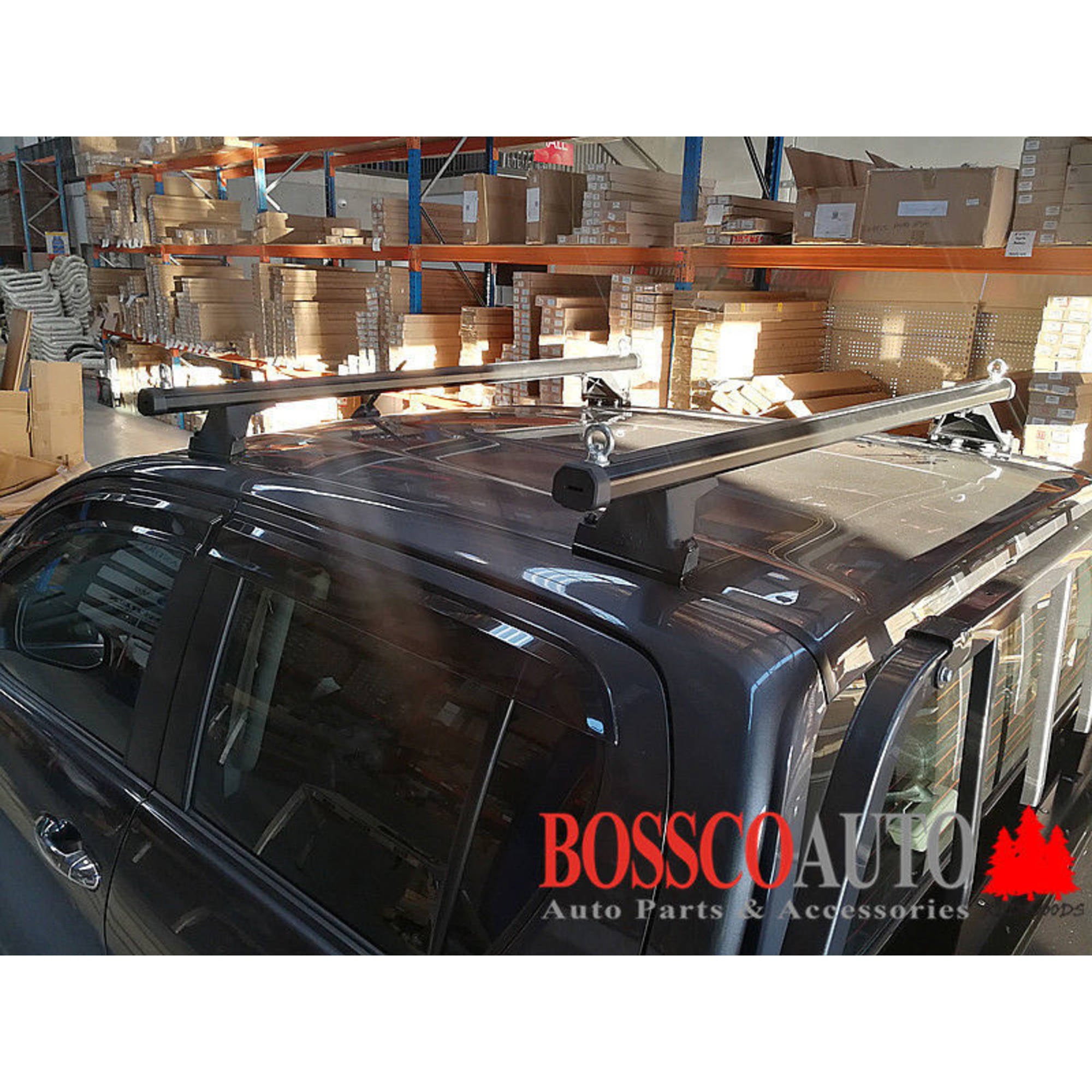 Black Heavy Duty Roof Racks Suitable for Toyota Hilux 2005-2024