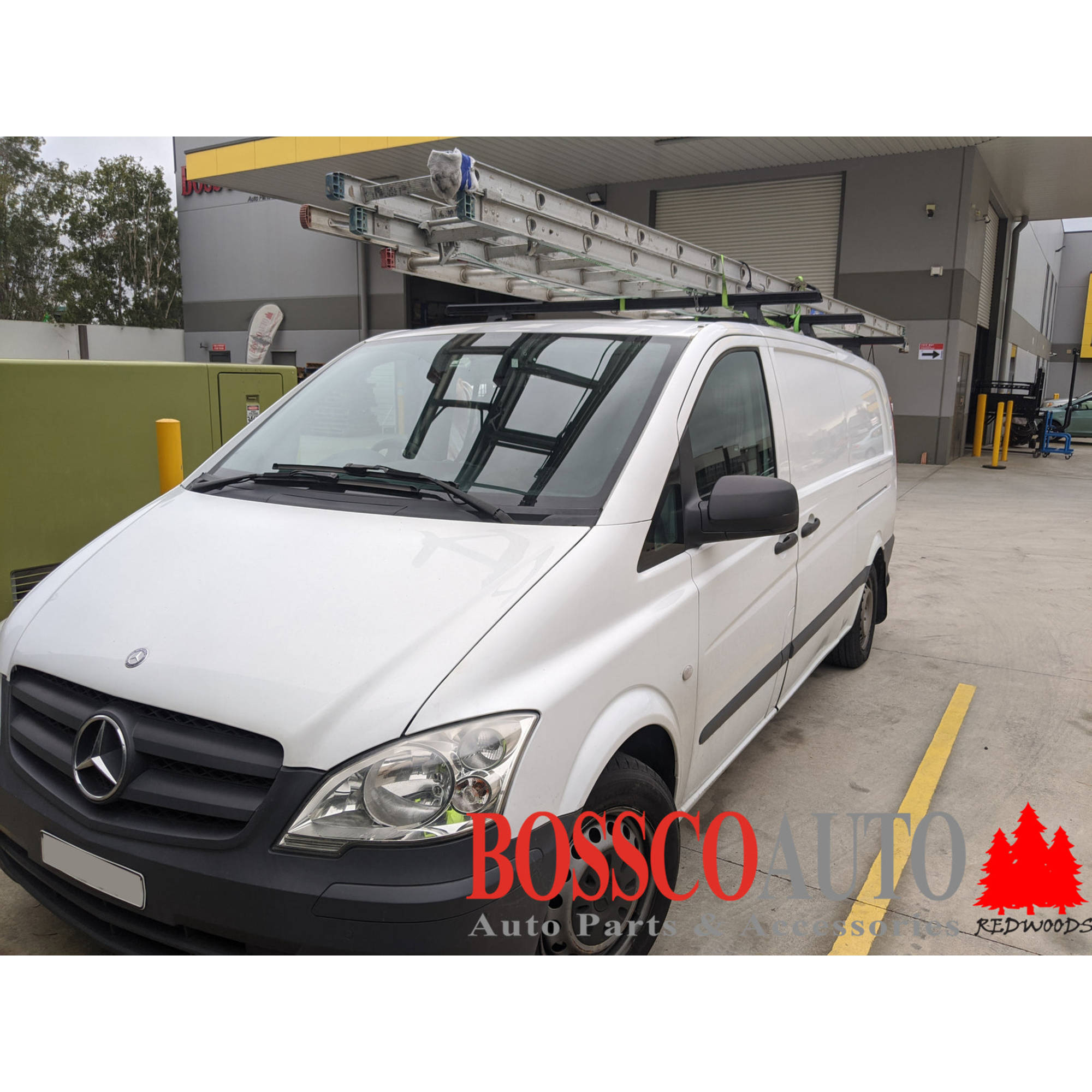 Set of 3 Roof Racks Suitable for Mercedes-Benz Vans Vito 2004-2022