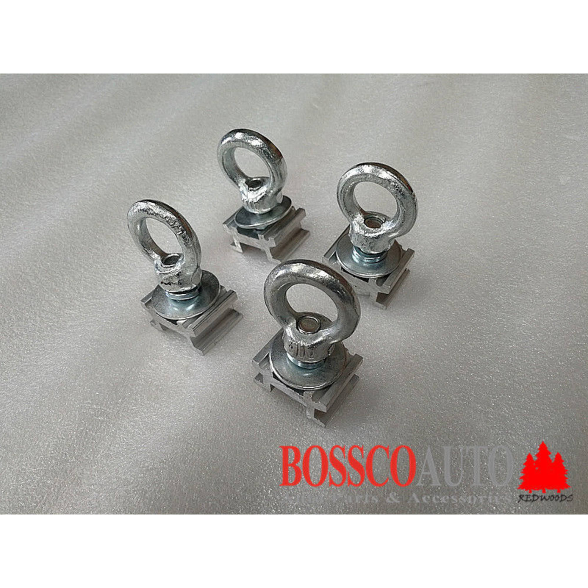 Set of 4 Eye Bolts for Heavy Duty Roof Racks