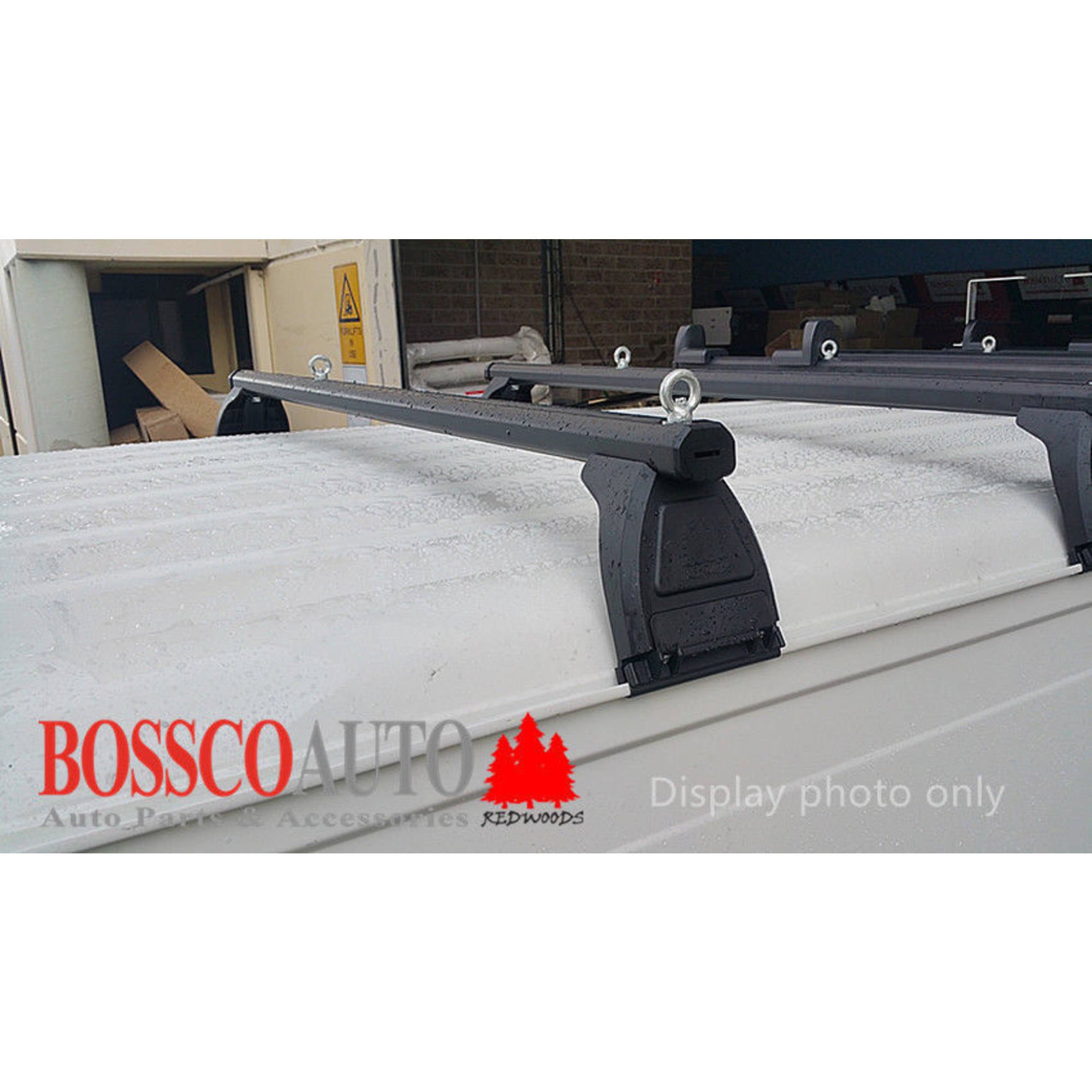 Black ROOF RACKS (Low Roof) suitable for FORD ECONOVAN 1999â€“2020