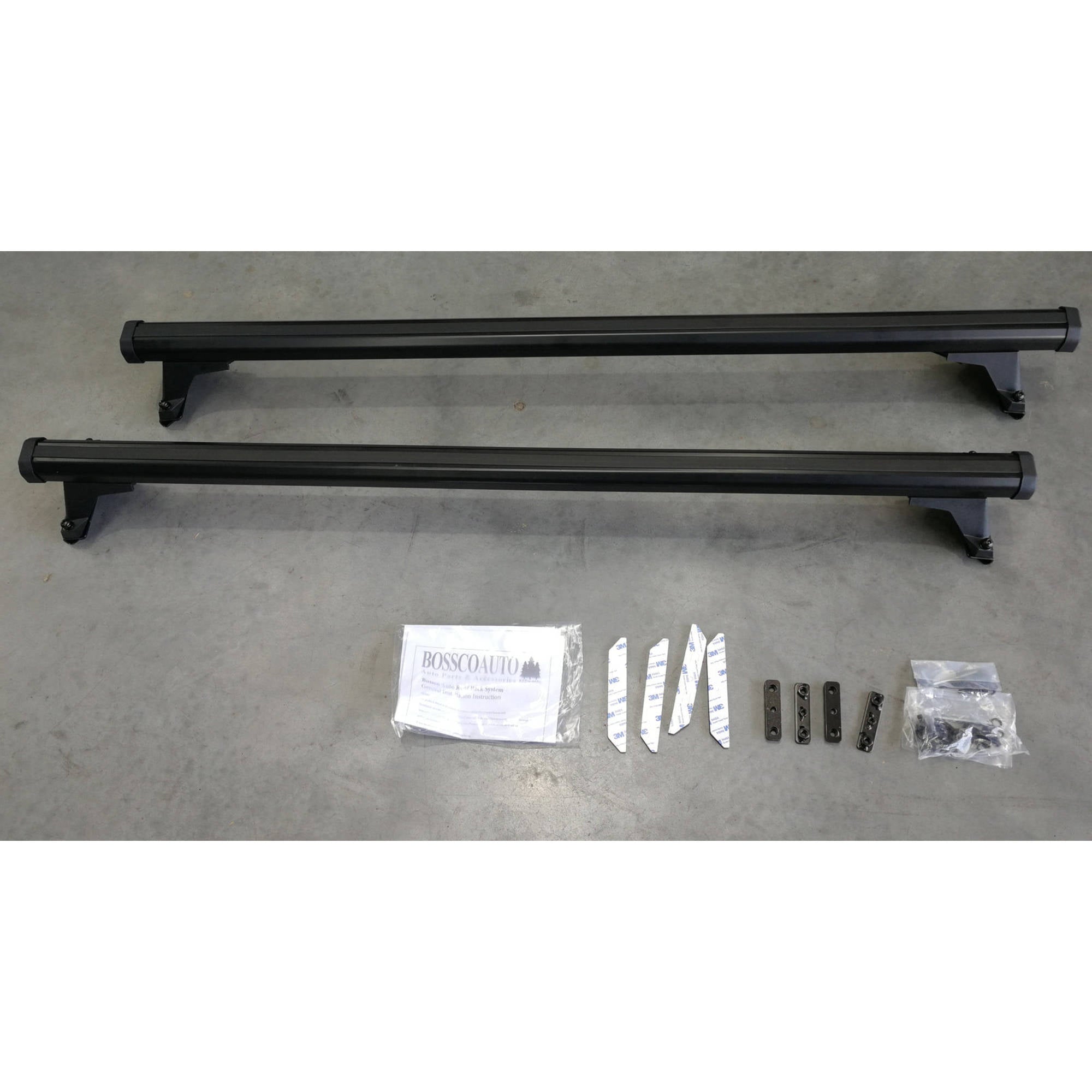 Black ROOF RACKS (Low Roof) suitable for FORD ECONOVAN 1999â€“2020