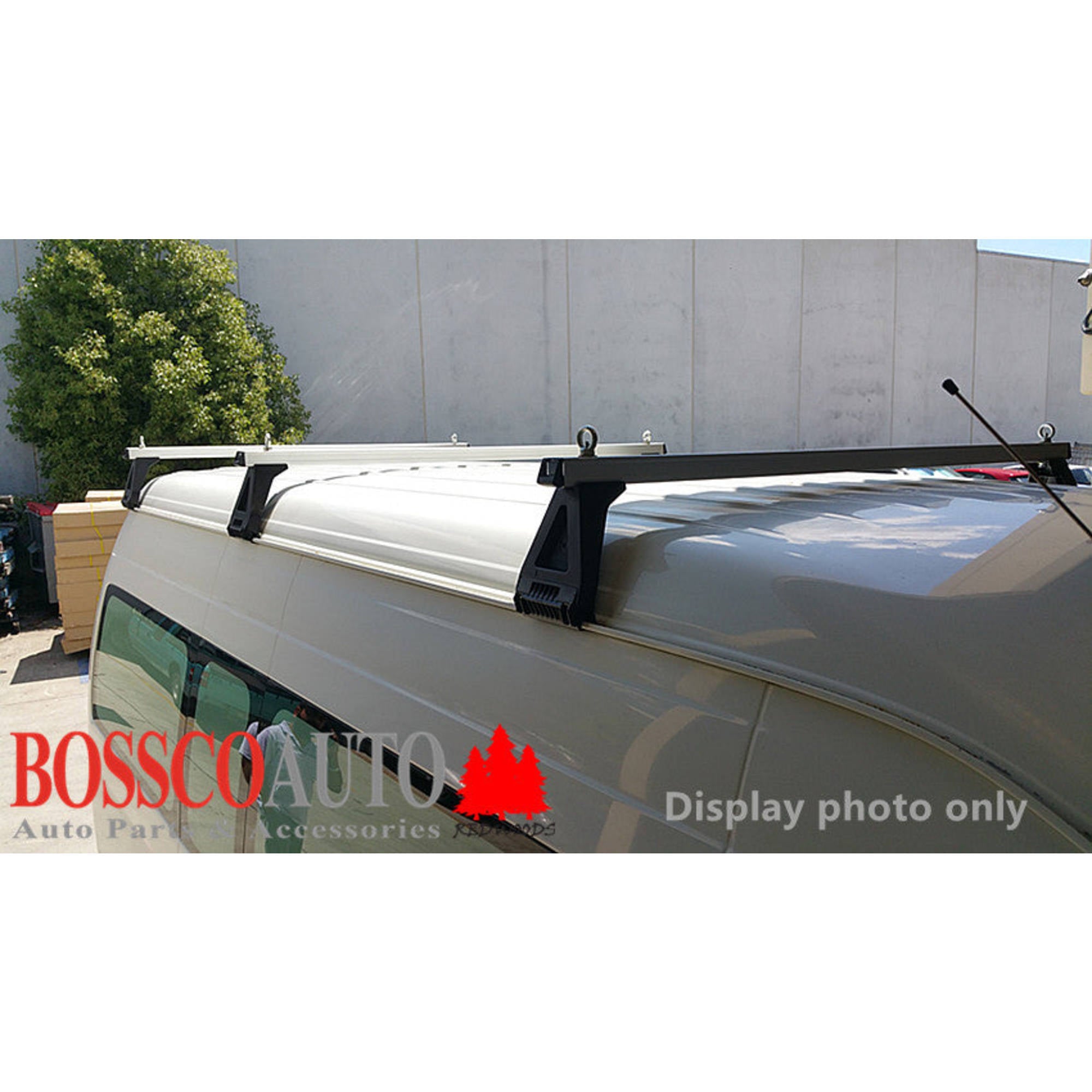 Silver Heavy Duty Roof Racks Suitable for Toyota Hiace Commuter SLWB 2005-2019