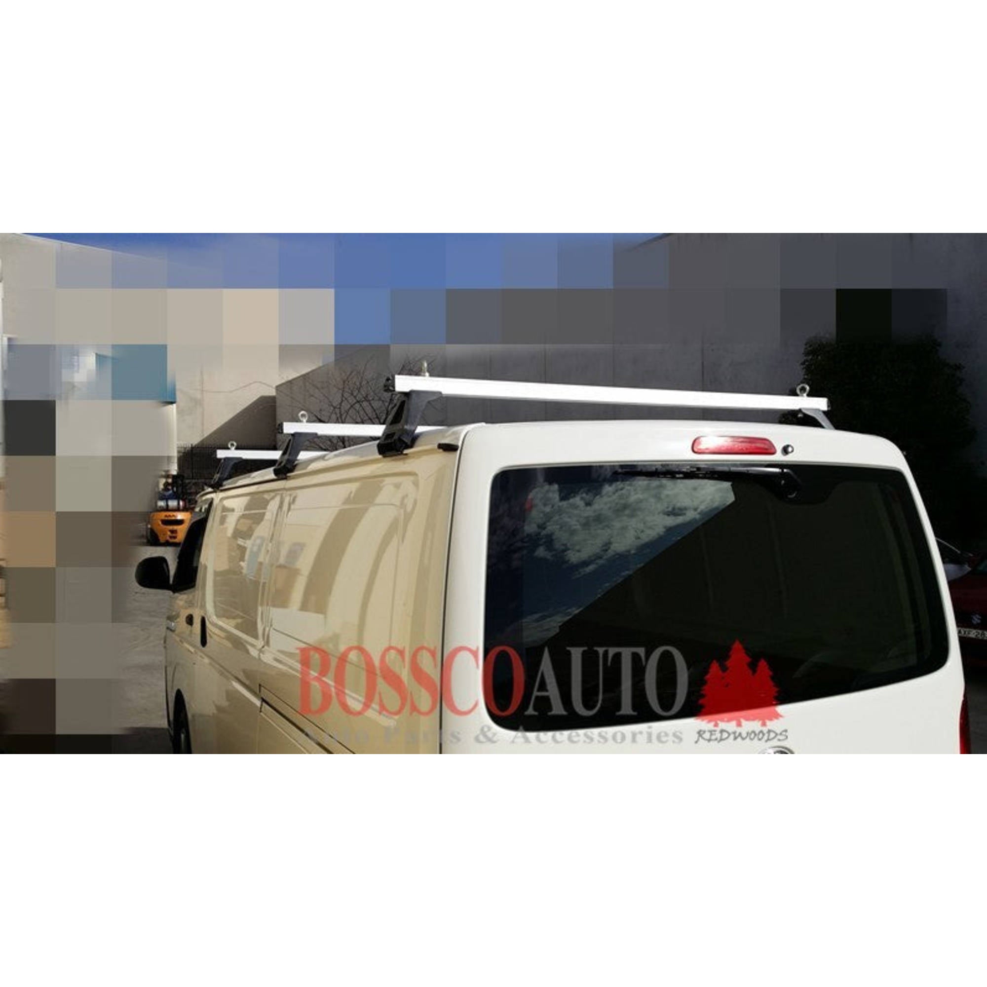 Heavy Duty Gutter Mount ROOF RACKS Extra Large Size in Silver