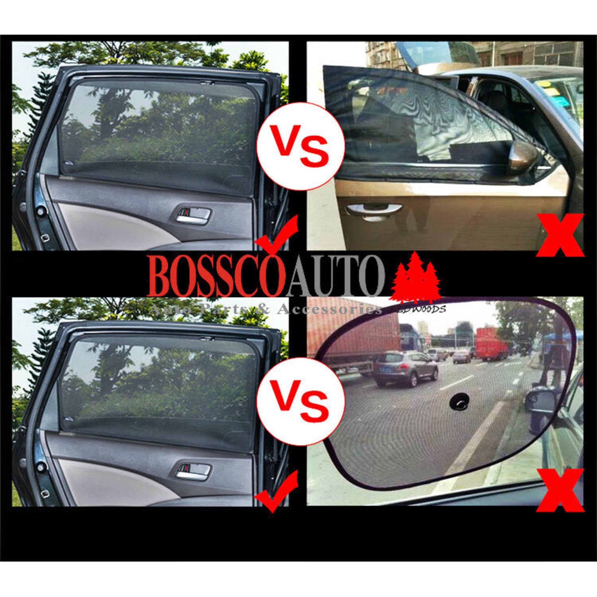 Rear Door Window Magnetic Sun Shades suitable for Holden Equinox EQ 2017-2022