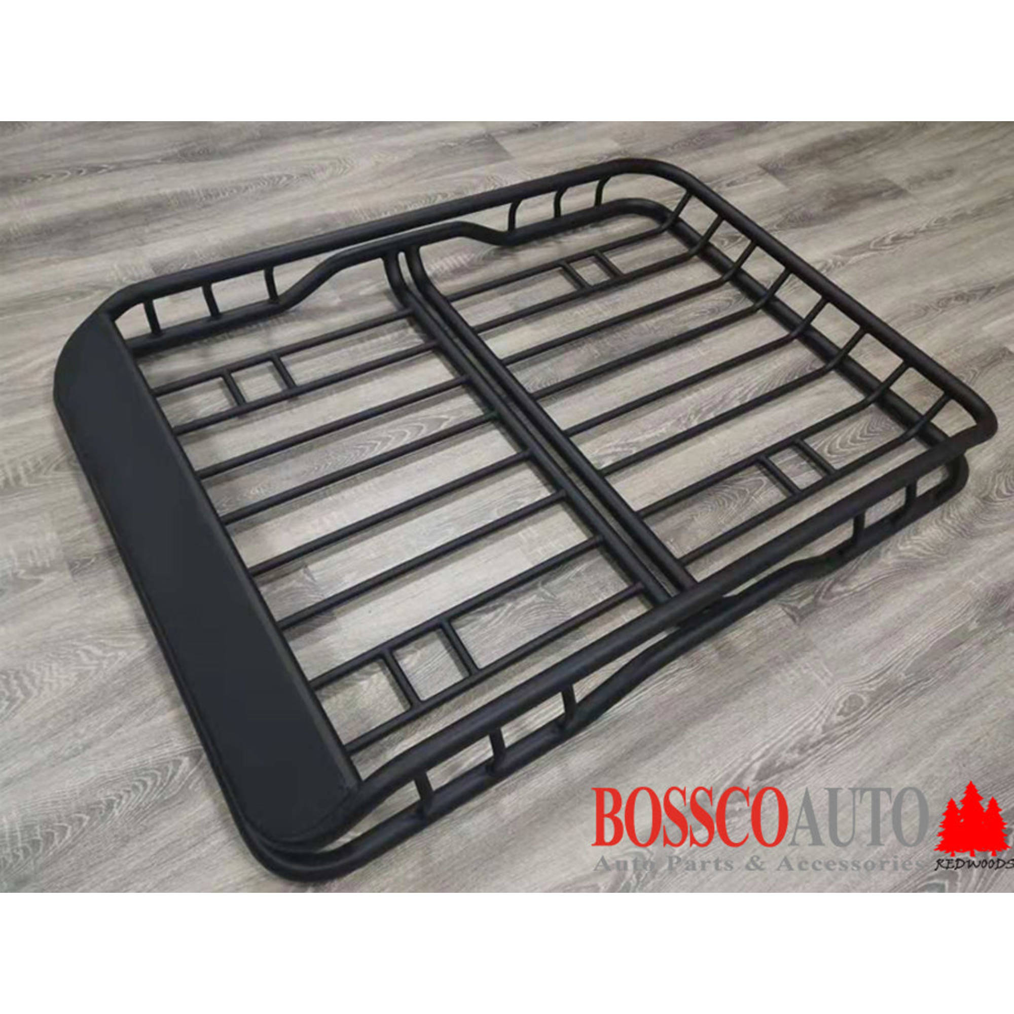 Universal Roof Rack Cargo Basket with Wind Deflector (1600x980x150mm) with FREE set of roof racks