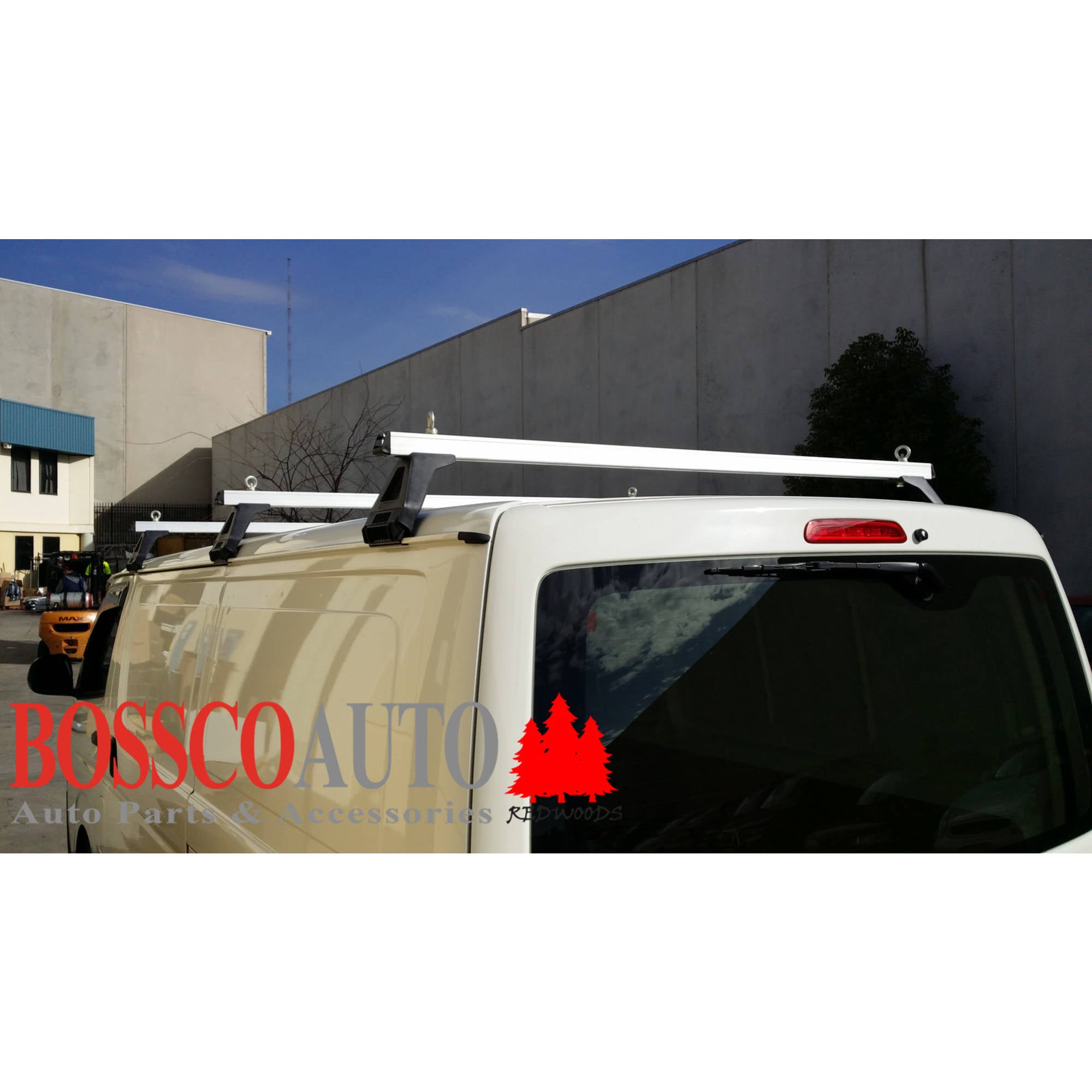 Heavy Duty Silver ROOF RACKS suitable for Toyota Hiace LWB 1983-2019 (Set of 3)