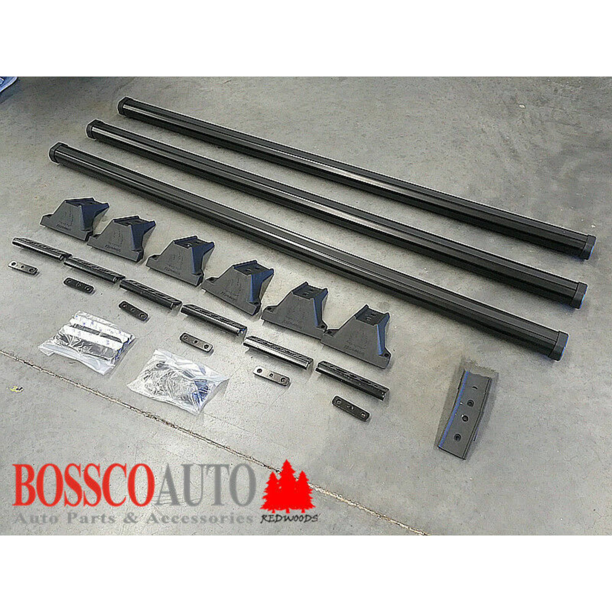 Set of 3 Heavy Duty Roof Racks Suitable for Fiat Scudo Van 2007-2016