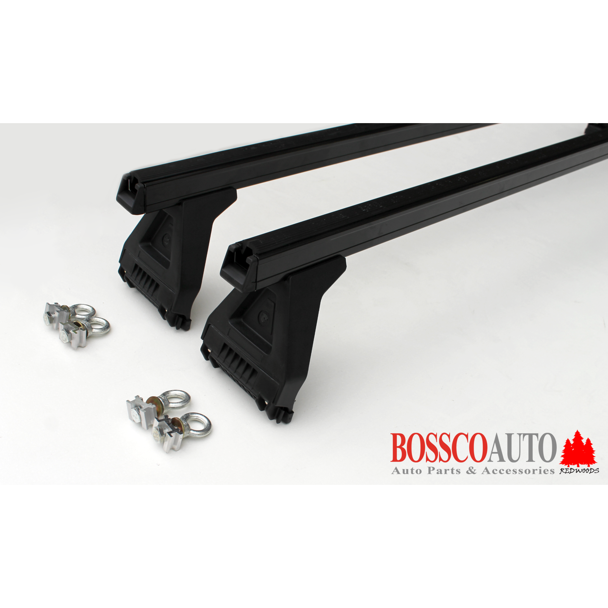 Black Heavy Duty Roof Racks & Roller suitable for Toyota Landcruiser 60 / 70 Series