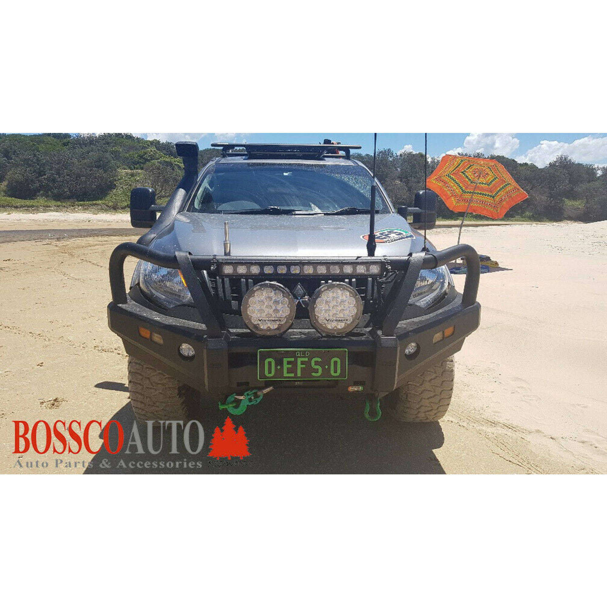EFS Stockman Full Bumper Replacement Bullbar Suitable For Mitsubishi Triton MQ 2015-2019