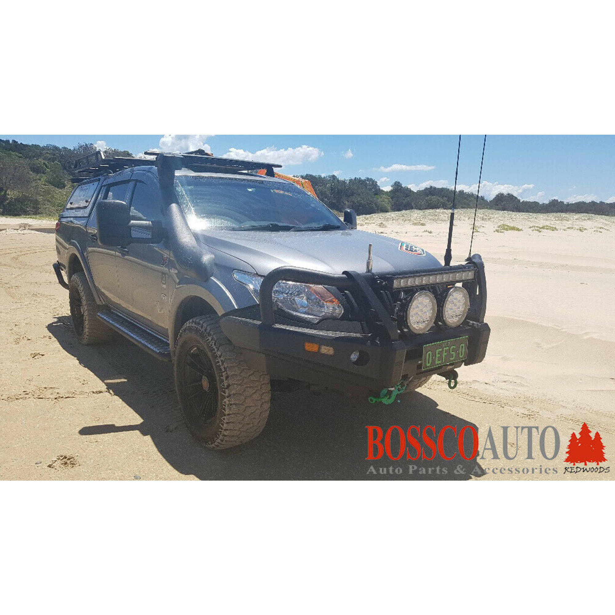 EFS Stockman Full Bumper Replacement Bullbar Suitable For Mitsubishi Triton MQ 2015-2019
